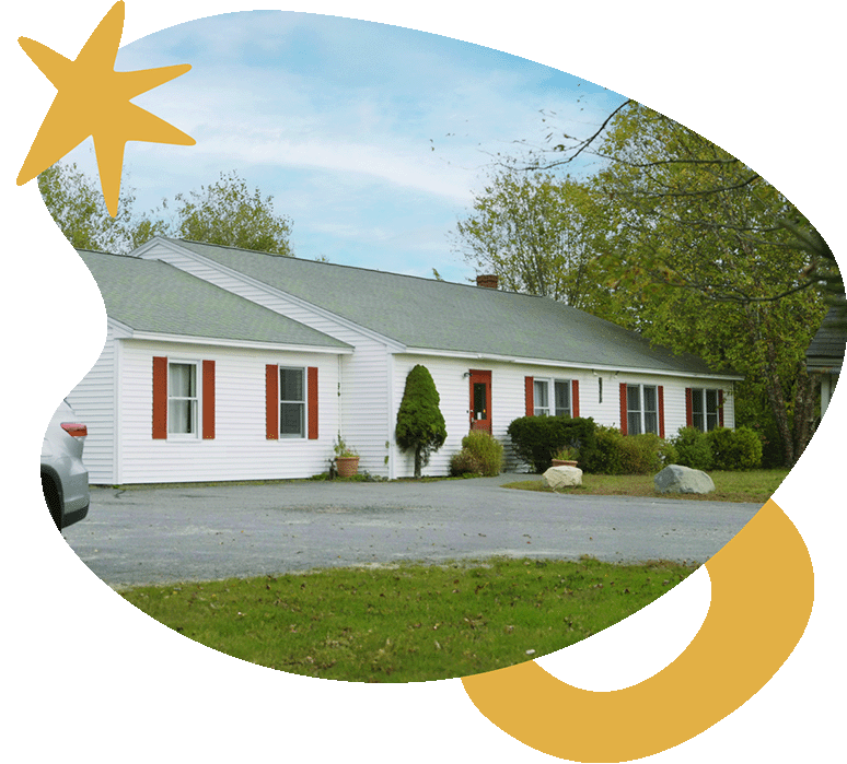 Roselyn North Academy in West Gorham, Maine – high-quality early learning programs for infants, toddlers, and preschoolers with spacious outdoor play areas.