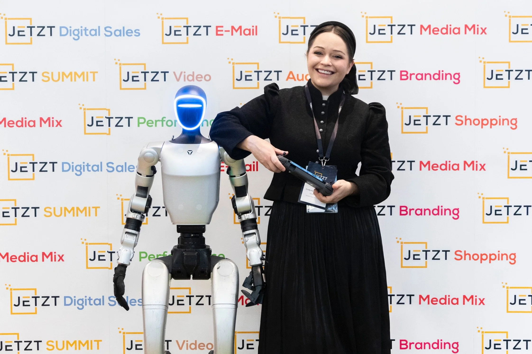 girl with robot