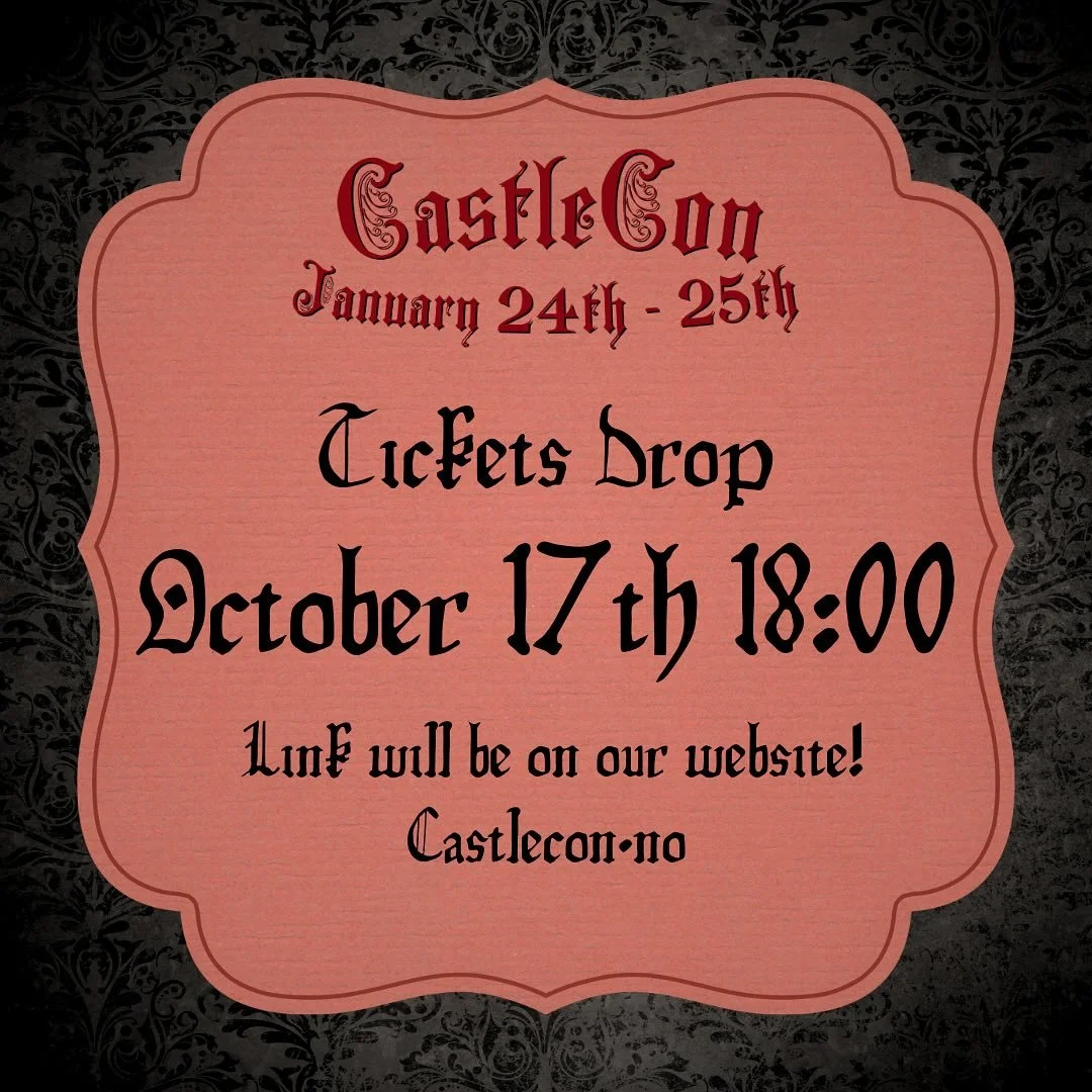 Our tickets are dropping on October 17th on Hoopla, the link will be found in our bio and on our story (in highlights as well).

We have a total of 150 tickets. We hope to see you in Trondheim this winter to to brave the dark with us.