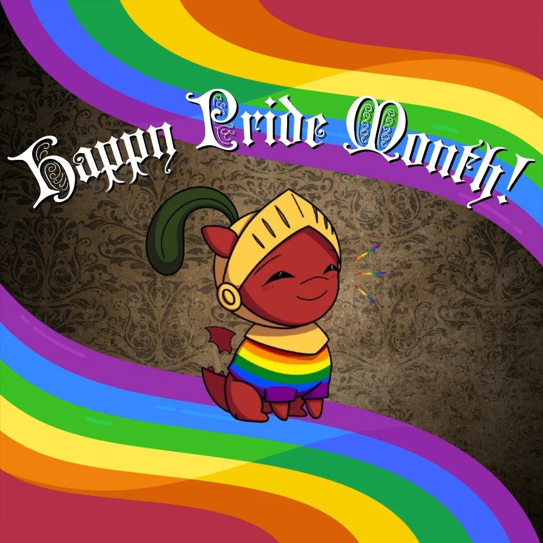 Happy Pride month from all of us here at CastleCon. 

LGBTQIA+ people are a huge part of our community, and their contributions make us a richer community. We're so lucky to have so many amazing queer people working to create CastleCon, their work is