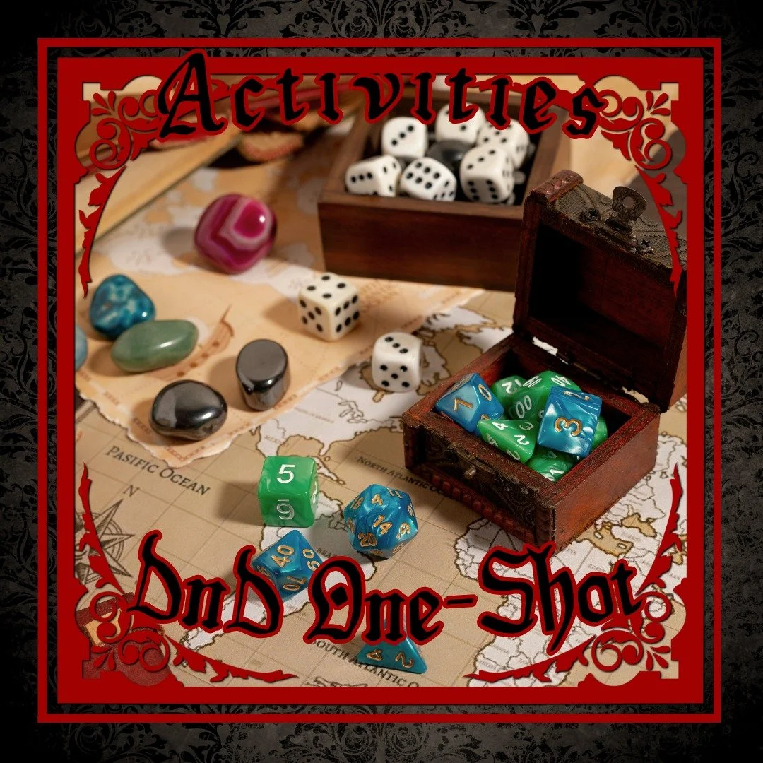 Are you ready for an adventure? 

Join our DM and his band of adventurers in training on their journey. 

Watch a fun and engaging game of DnD in Coffee Annan with a cast of guests and crewmembers.