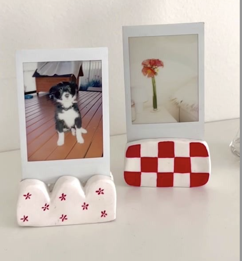 Ceramic photo holder