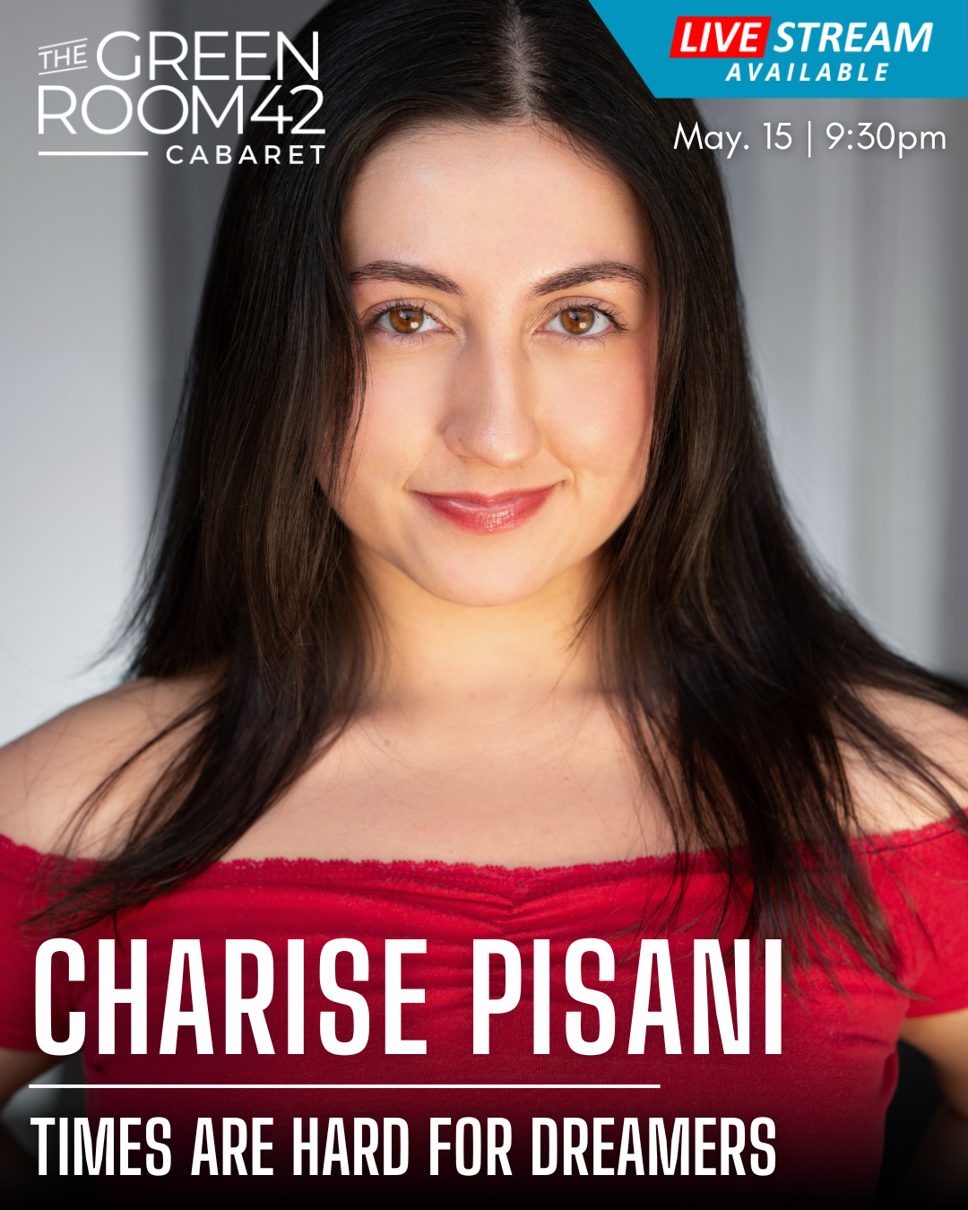 Charise Pisani. New York Performer. NYC. Musical Theatre. Singer. Actress. Dancer. Songwriter. Theatre.