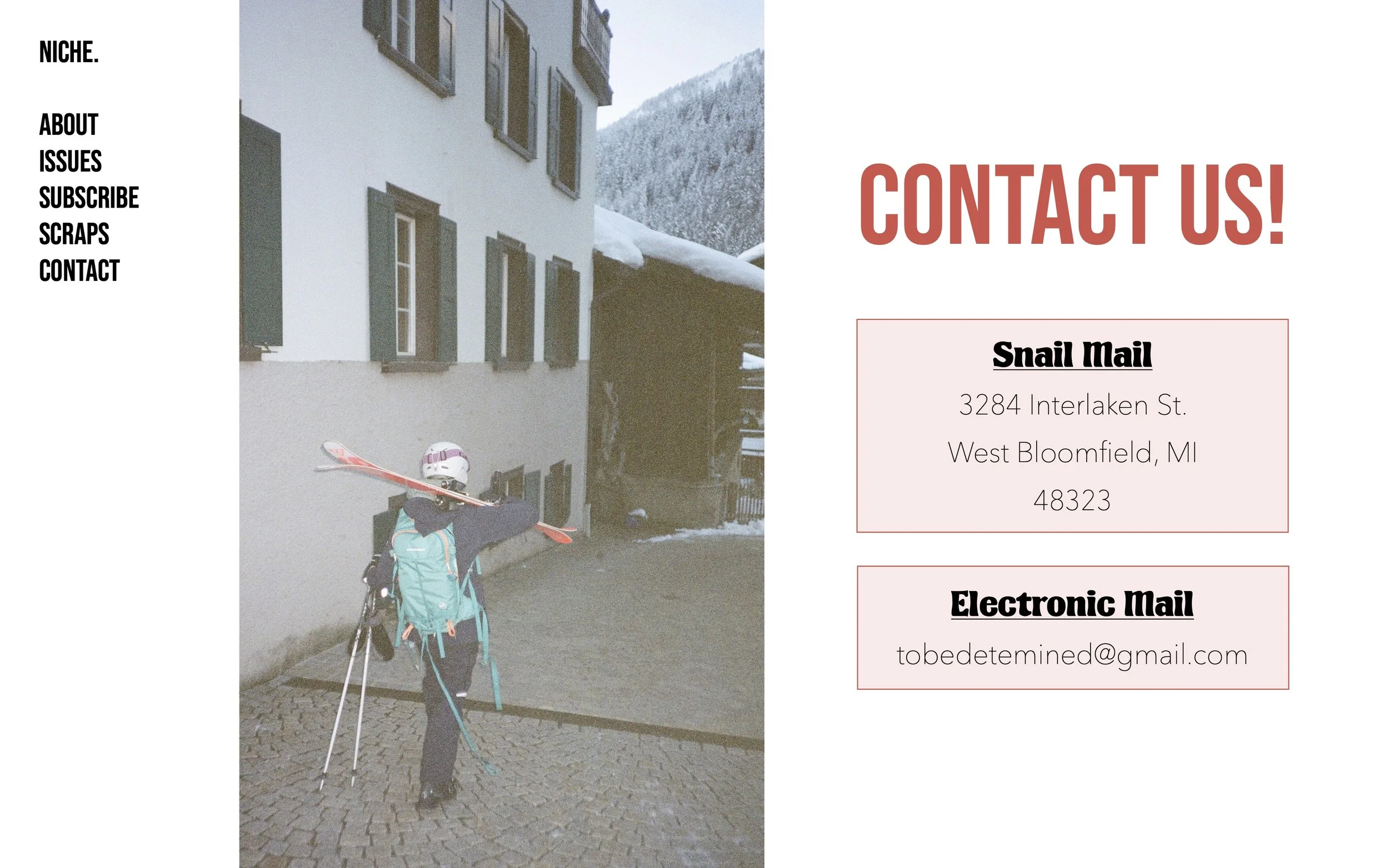 Niche Magazine Website