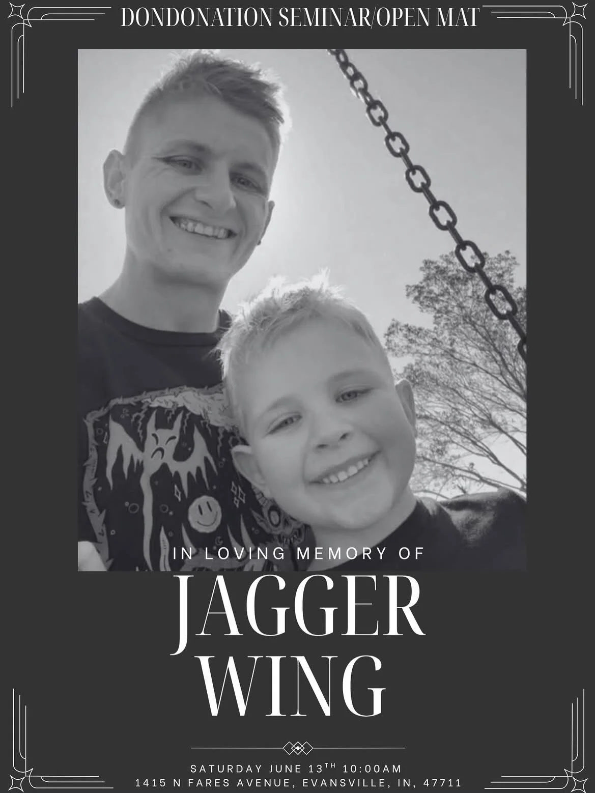 Rallying behind the wing Family after the loss of their 5 year old son, Jagger wing