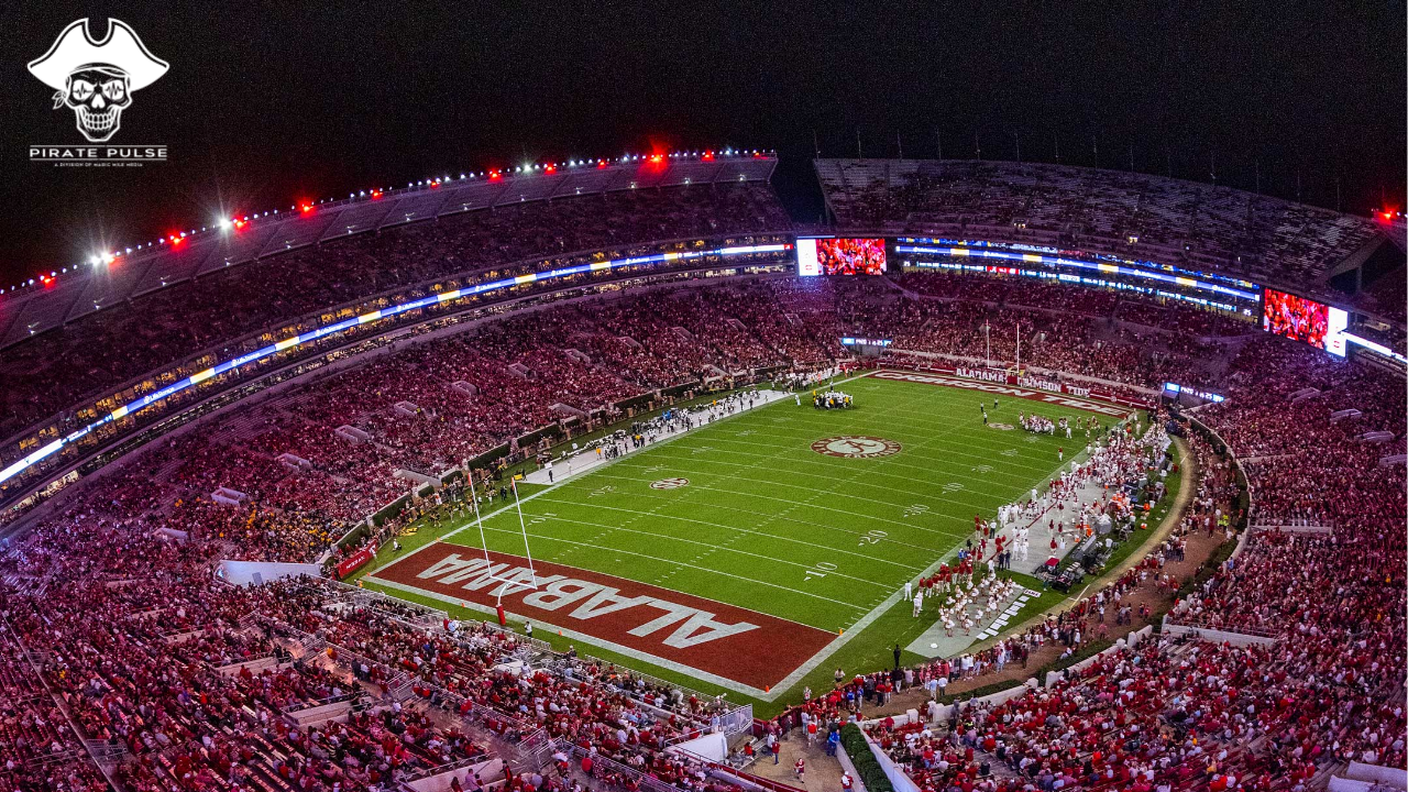 ECU to Open 2026 Season at Alabama