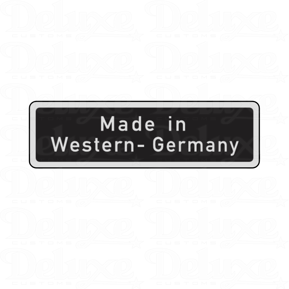 Made in Western-Germany
