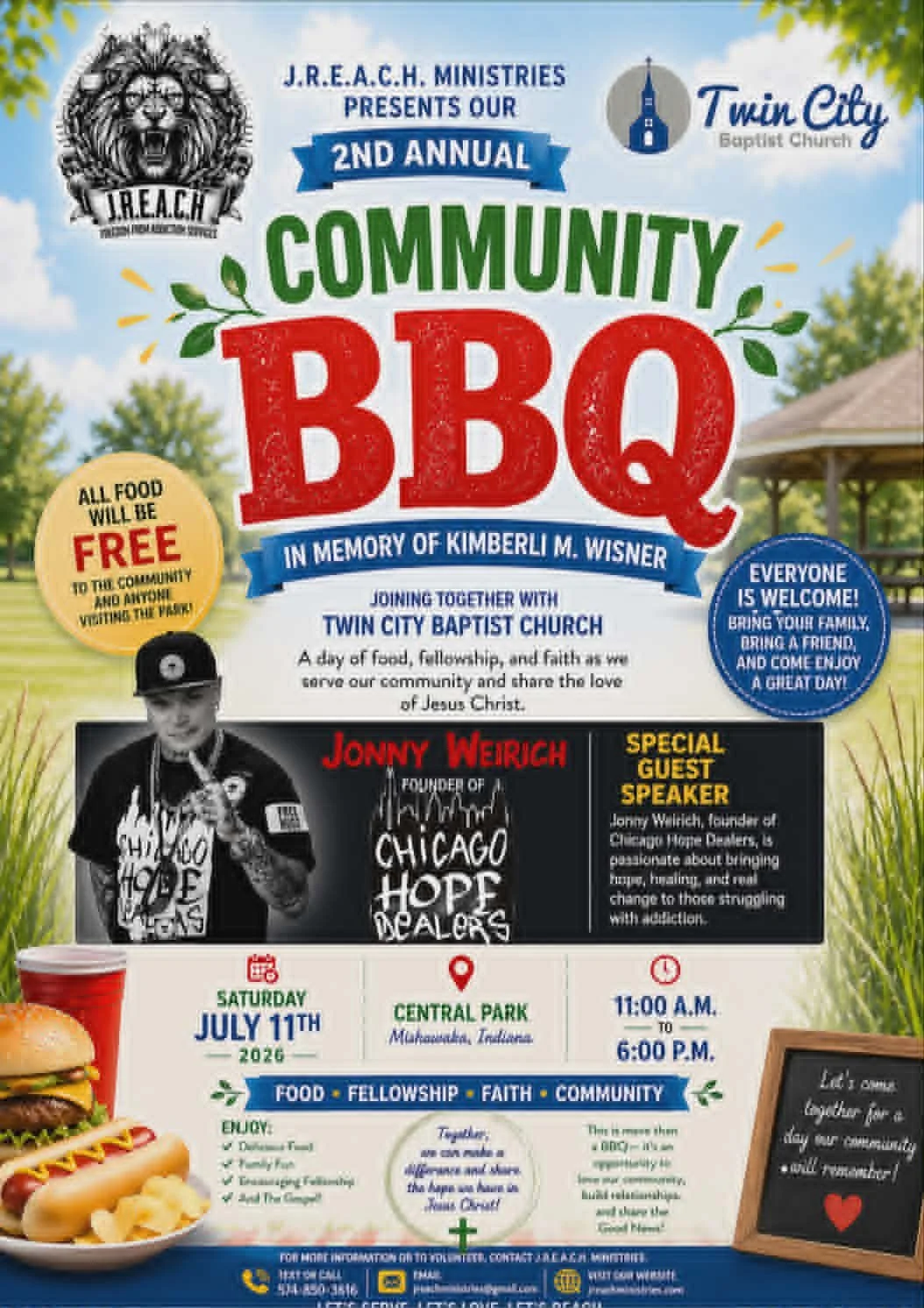 J.R.E.A.C.H. 2nd Annual Community BBQ