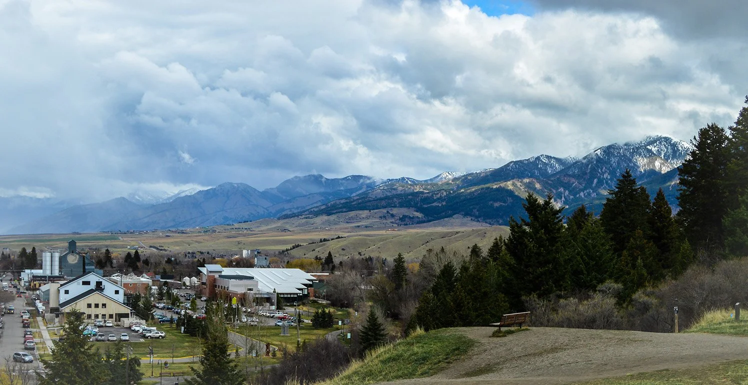 Peets Hill looking into downtown Bozeman
