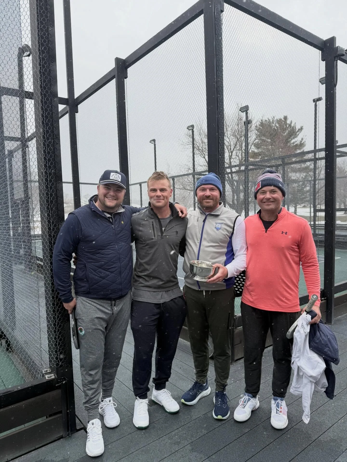 The 2nd Annual Rise for Rew Paddle Tournament- Despite a blizzard, our community showed up in the most incredible way for our sweet Rew Rew. Seeing the courts full and so many friends come together in his honor meant everything. 

The day eneded with