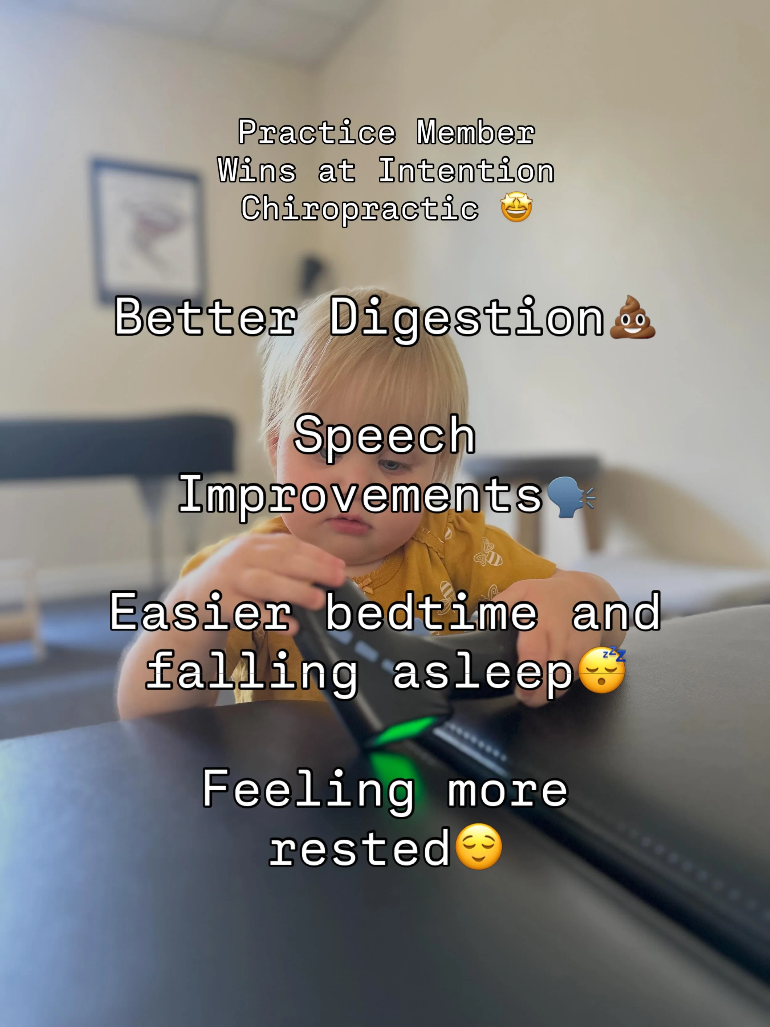 Practice Member Wins at Intention Chiropractic 🤩

We have had some serious celebrating to do around the office lately! When we clear interference in the nervous system and shift the body out of fight or flight and into rest and digest, the shifts ar