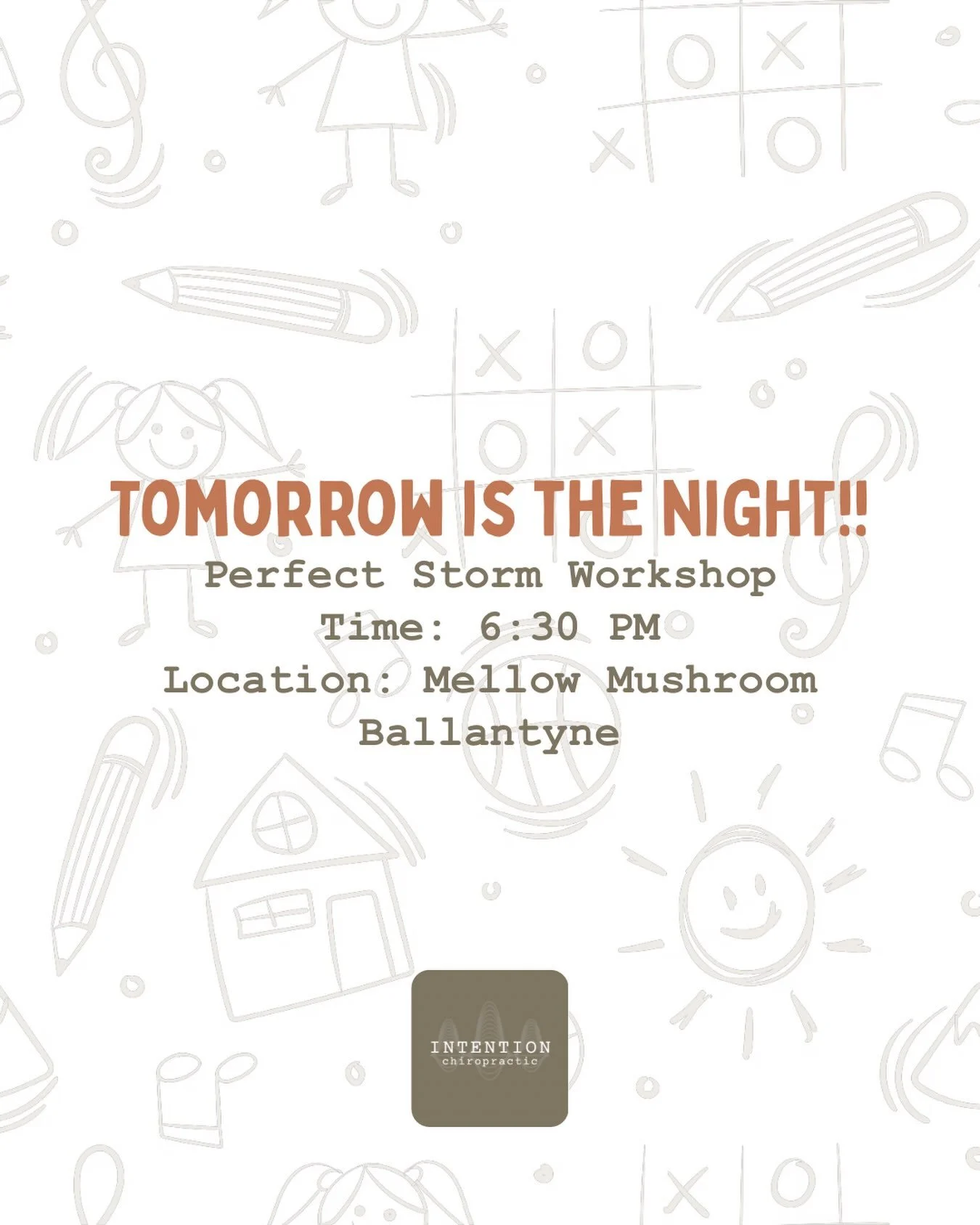 TOMORROW IS THE NIGHT! 🤩

Last call! 🗣️ Our Perfect Storm Workshop is happening tomorrow night. We can&rsquo;t wait to share space with you, answer your questions, and give you a clear path forward for your child&rsquo;s health.

There are still a 
