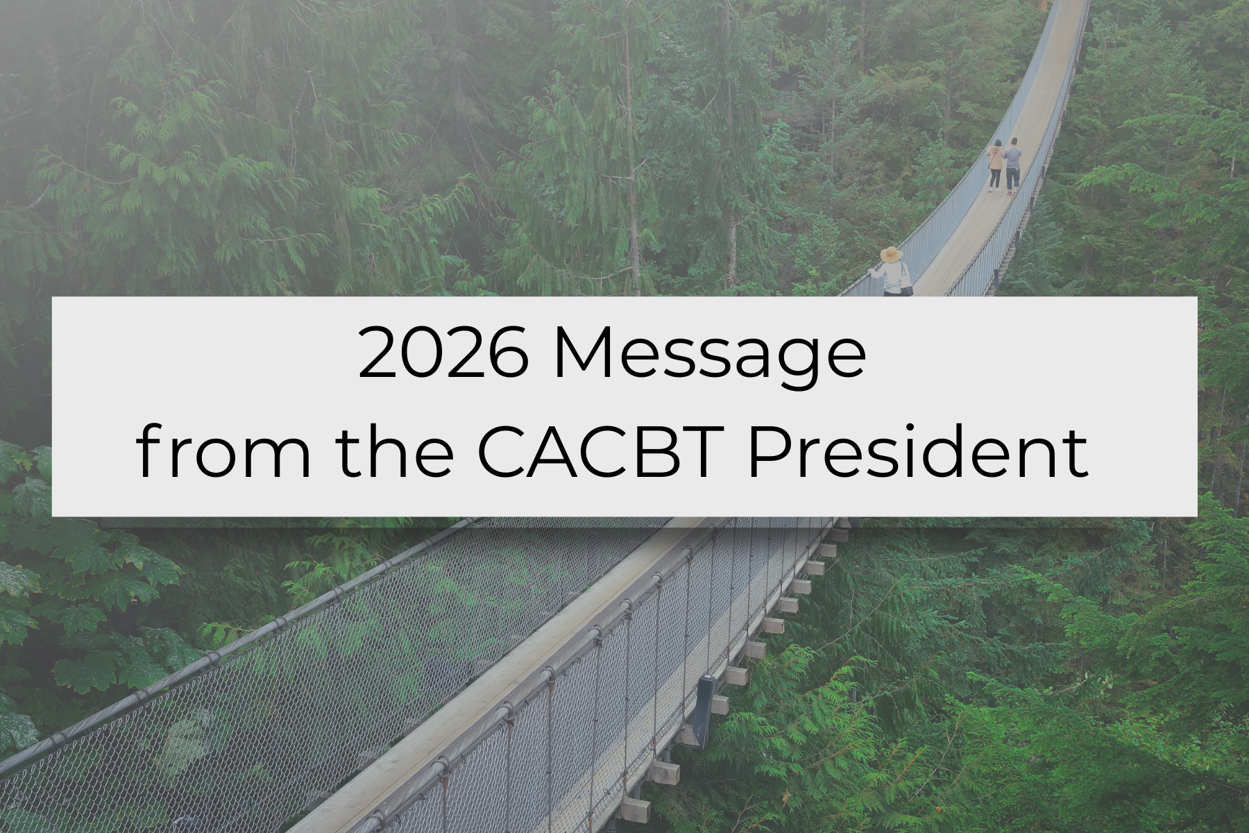 Entering 2026: A Message from the President