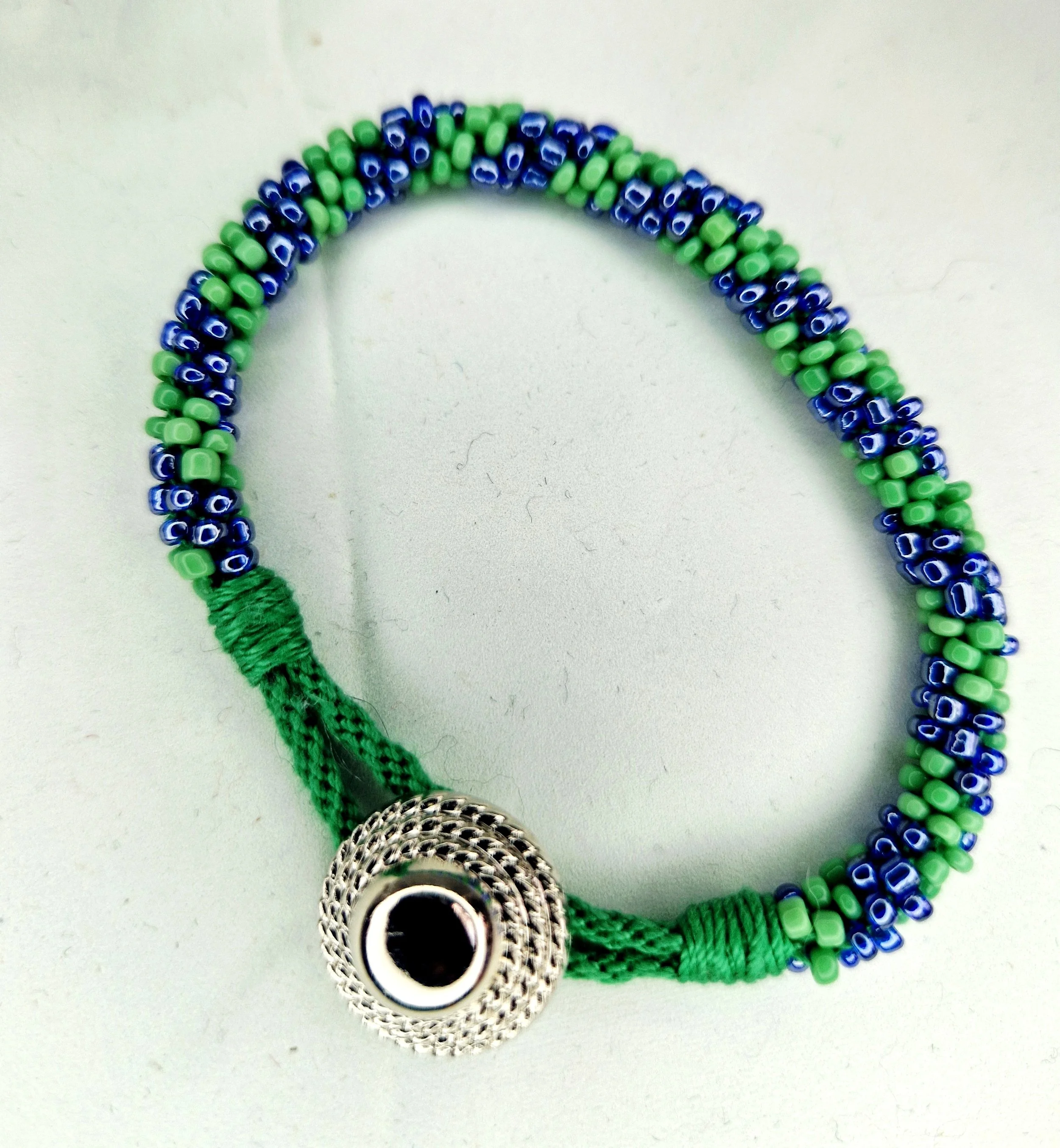 Vibrant Kumihimo Beaded Bracelet