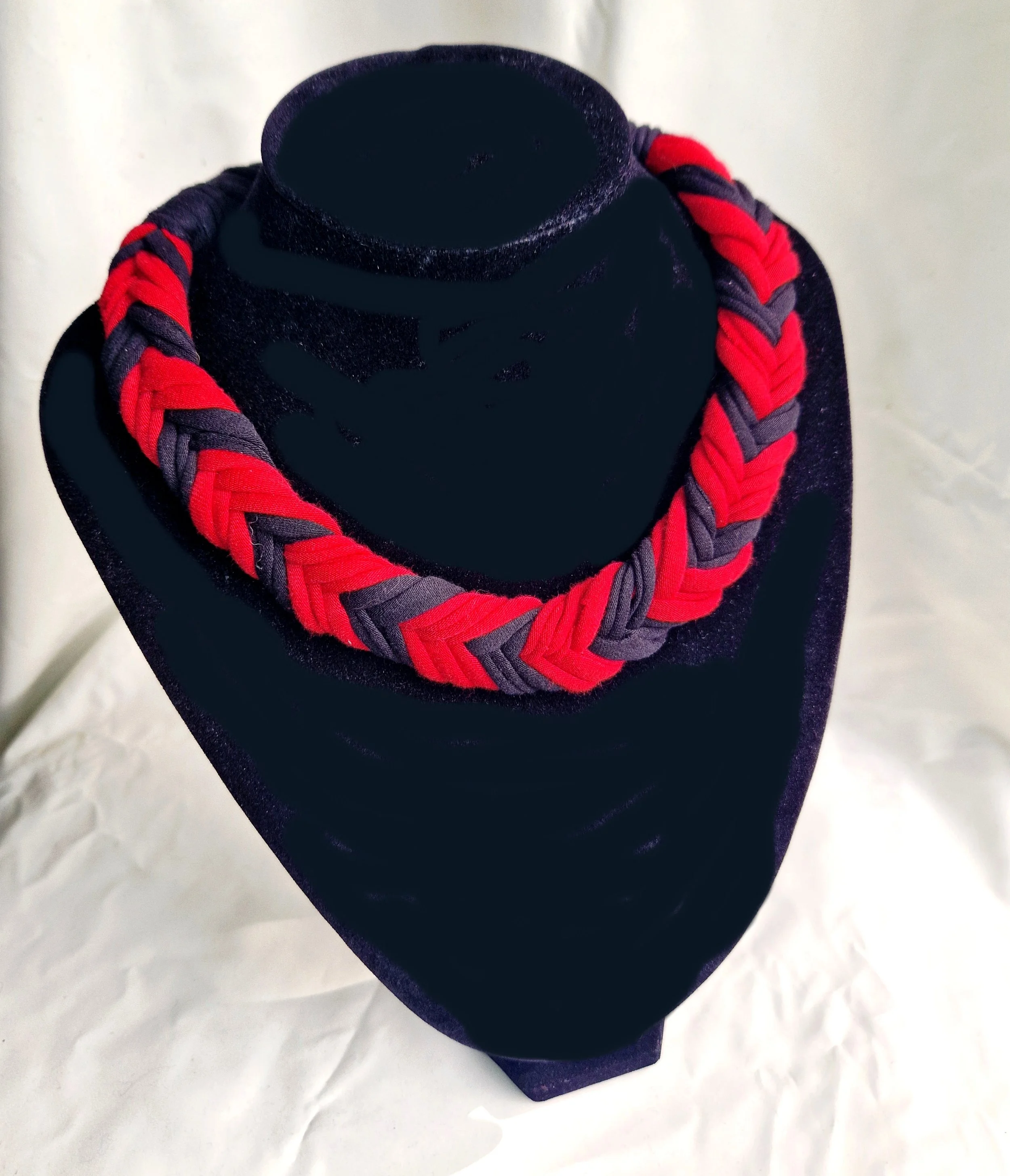 Eco-Chic Recycled T-Shirt Necklace