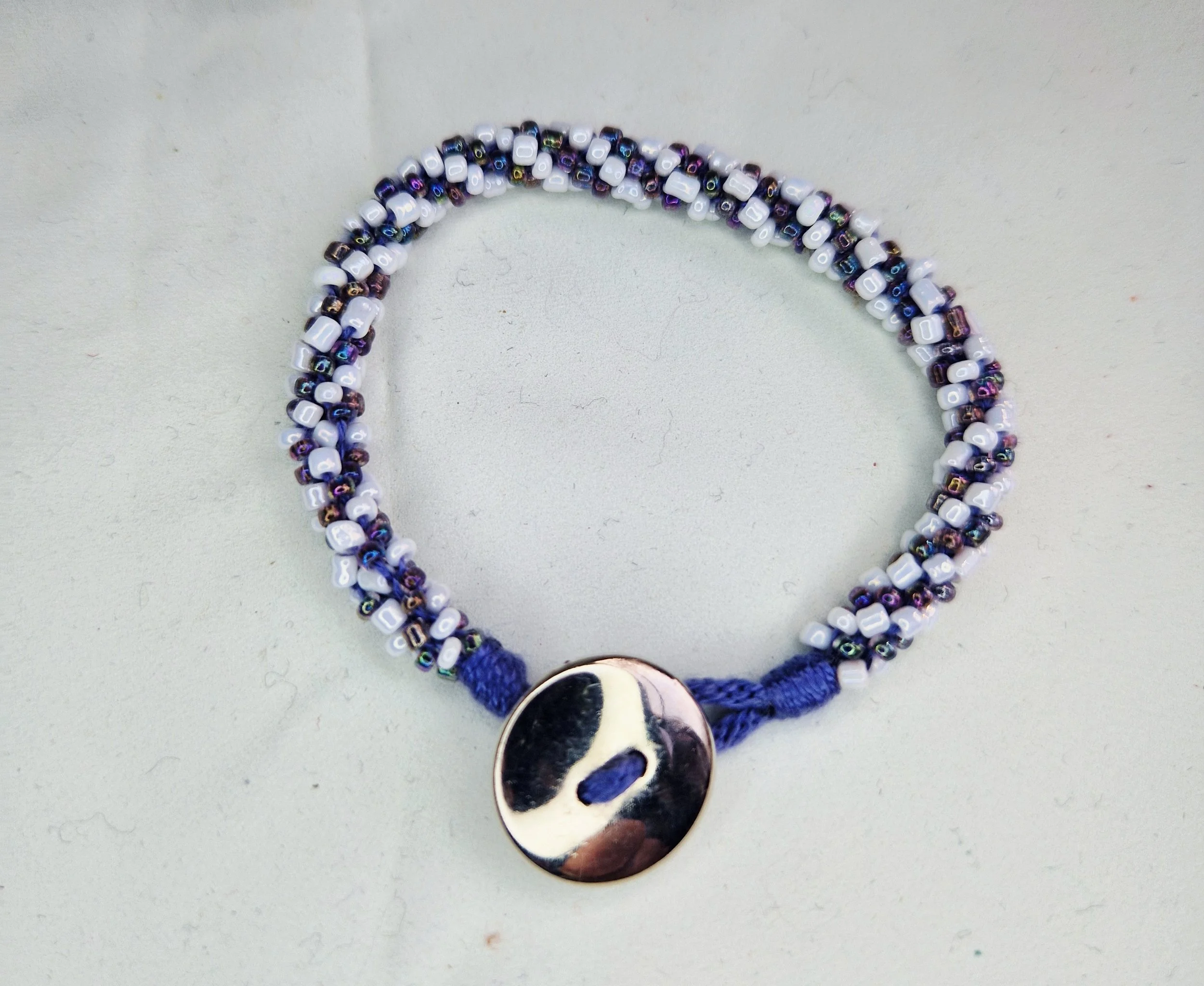 Elegant Kumihimo Bracelet - 18cm