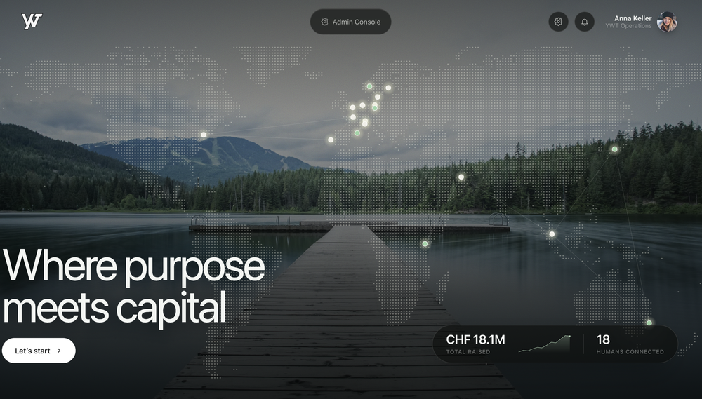yeswetrust platform homepage