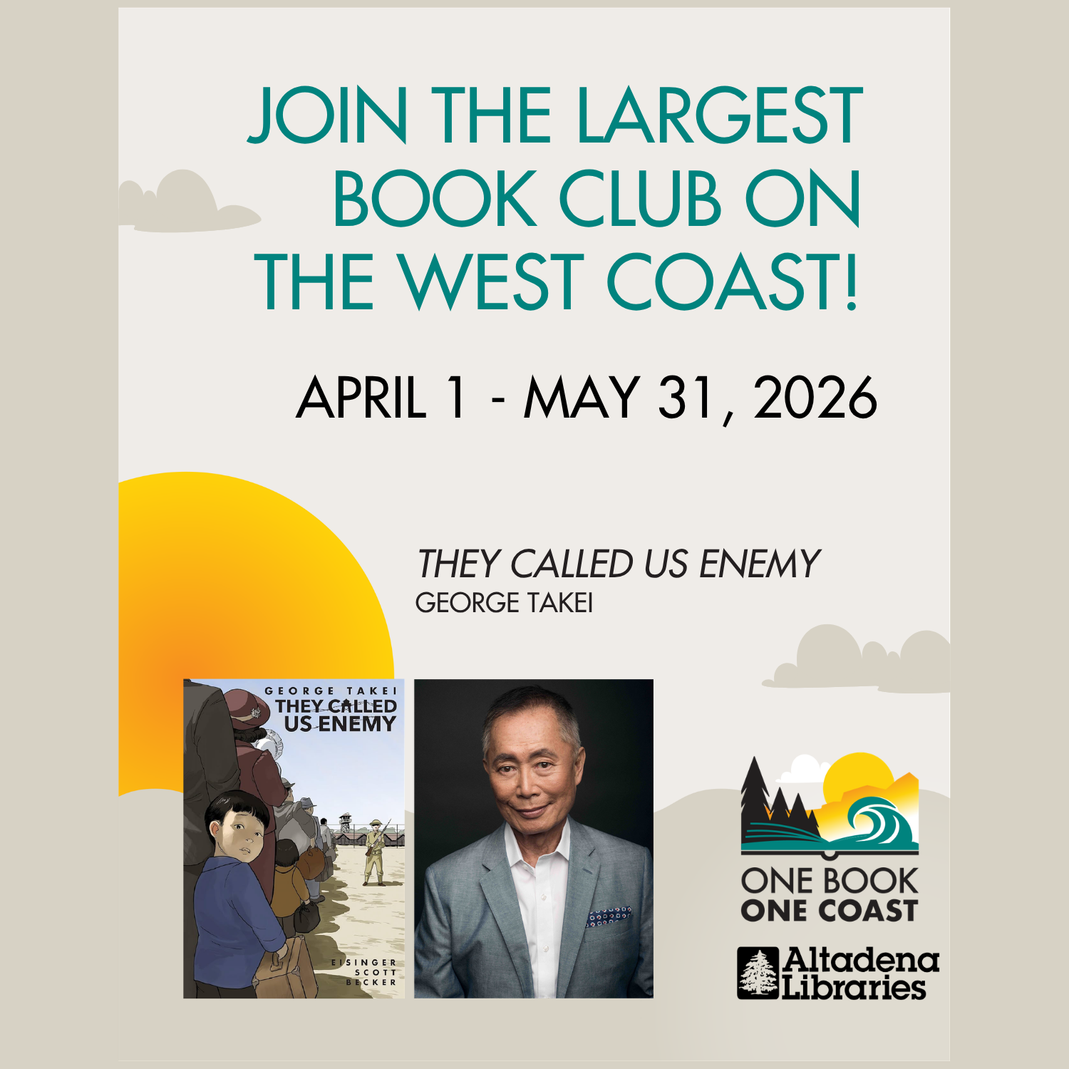 Join the Largest Book Club on the West Coast this Spring!