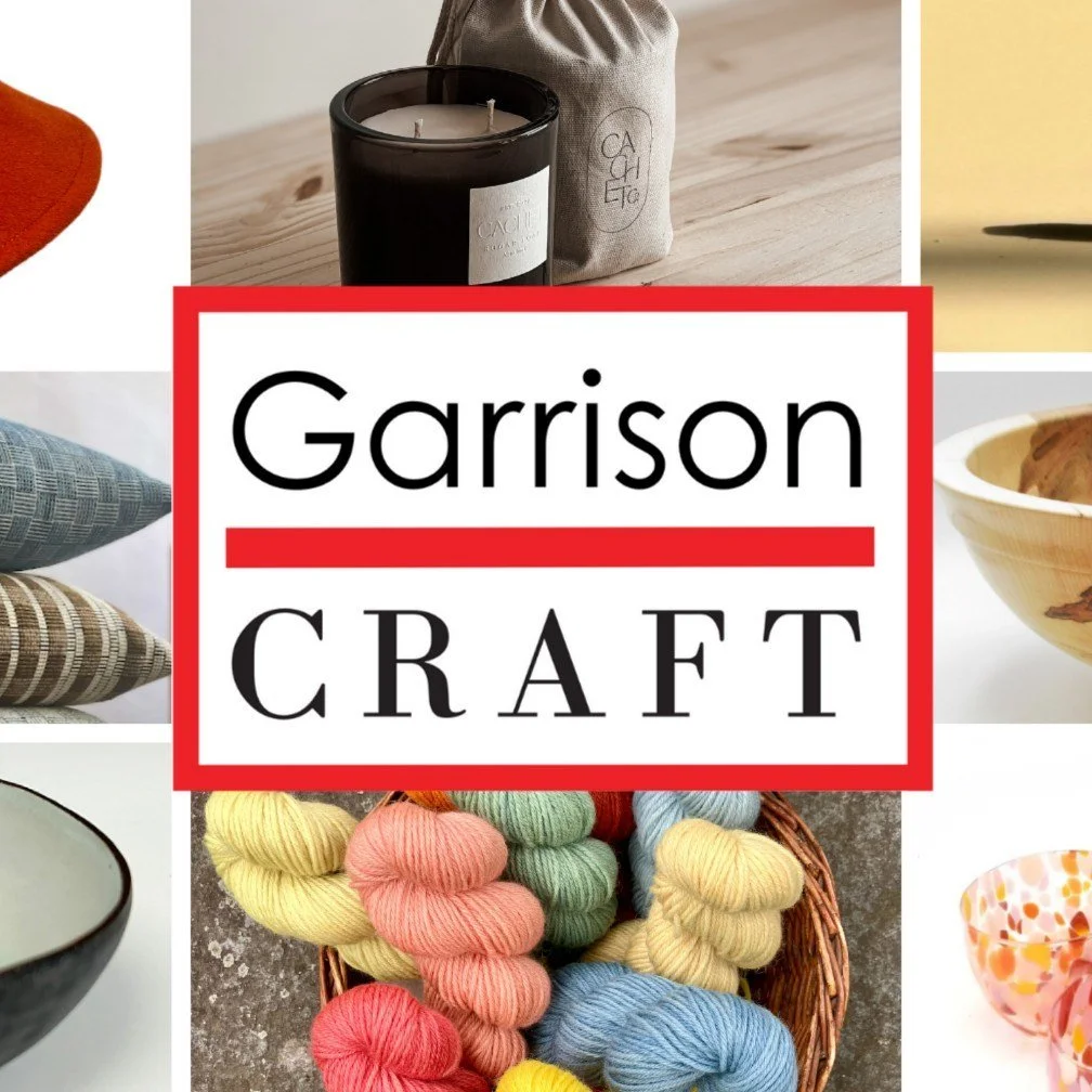 Garrison Craft
October 4 &amp; 5, 2025
10 AM - 5 PM
Tickets $10
https://secure.lglforms.com/form_engine/s/ediSGTnG1-DszfHyCSVRPA

Garrison Craft, October 4&ndash;5, 10 AM&ndash;5 PM, presented by Garrison Art Center, brings handmade pottery, jewelry,