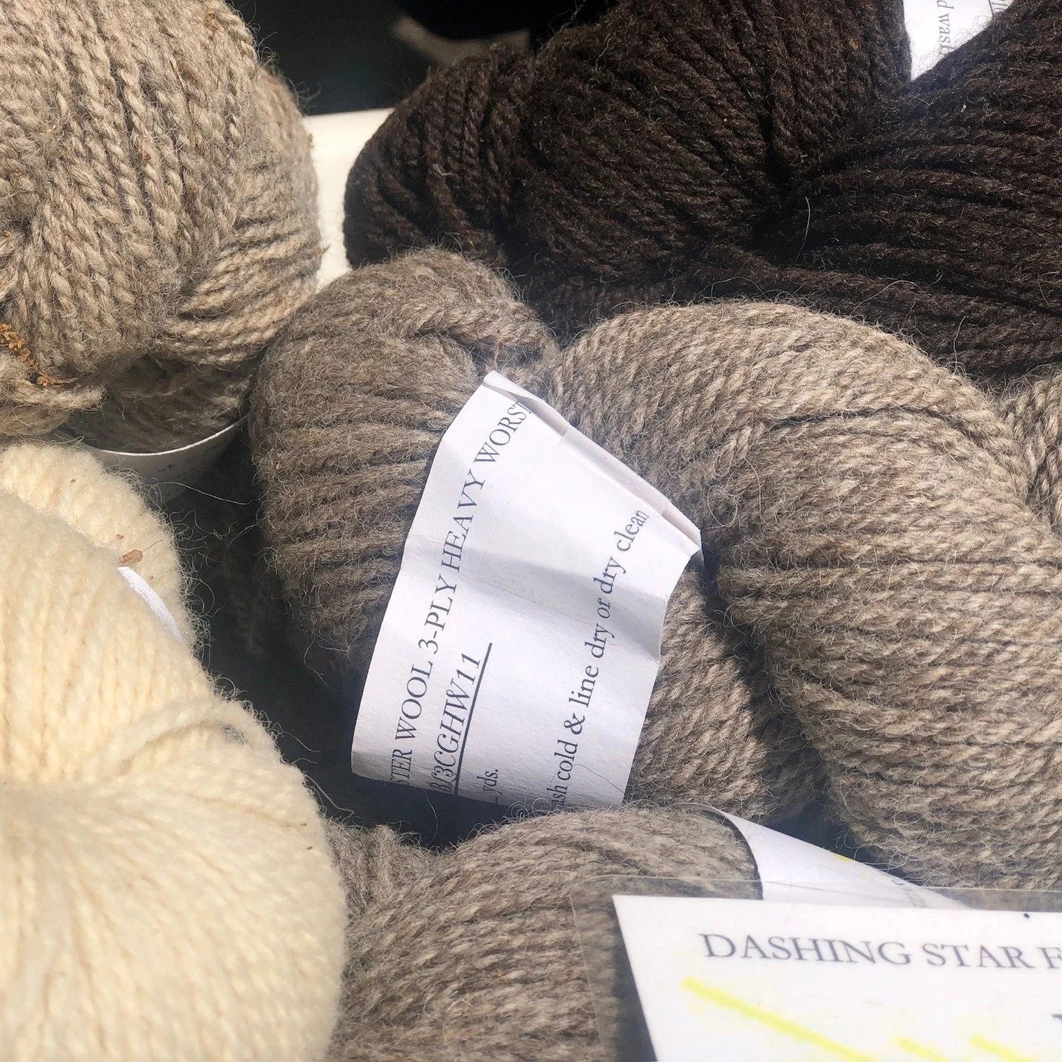 Dashing Star Farm is here this weekend with all of her regular good like eggs, lamb, meat AND some beautiful yarn and wool products! We are loving her new Cossack Hats as well, super warm and with a gorgeous lining! @dashingstarfarm 
.
.
.
 #csfarmma