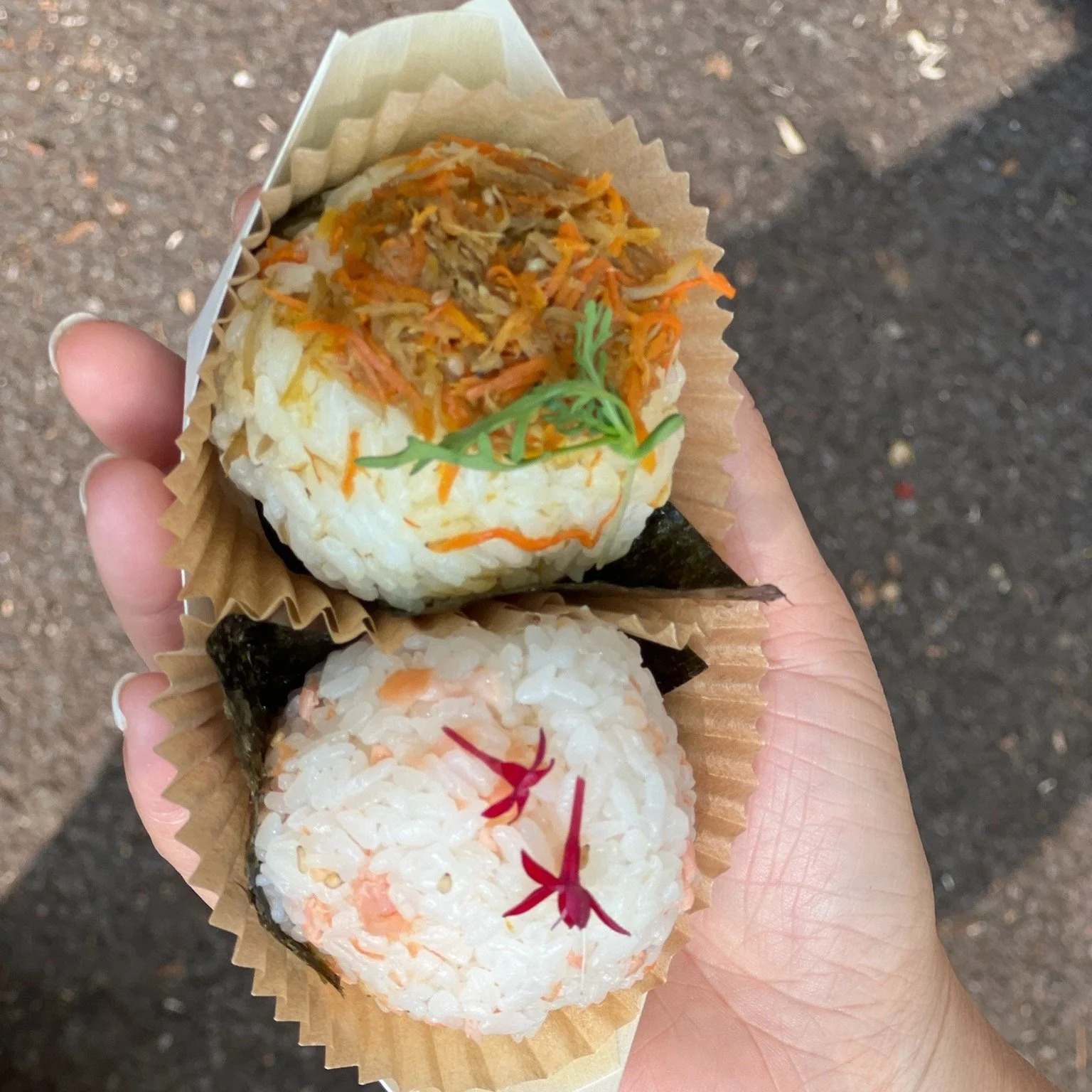 HIBINO is back at the market this weekend with more of their tasty onigiri! They sell out quick so make sure to have your order ready!  @hibino_daybyday 
.
.
.
 #csfarmmarket #coldspringfarmersmarket #farmersmarket #farmersmarkets #smallbusiness #far