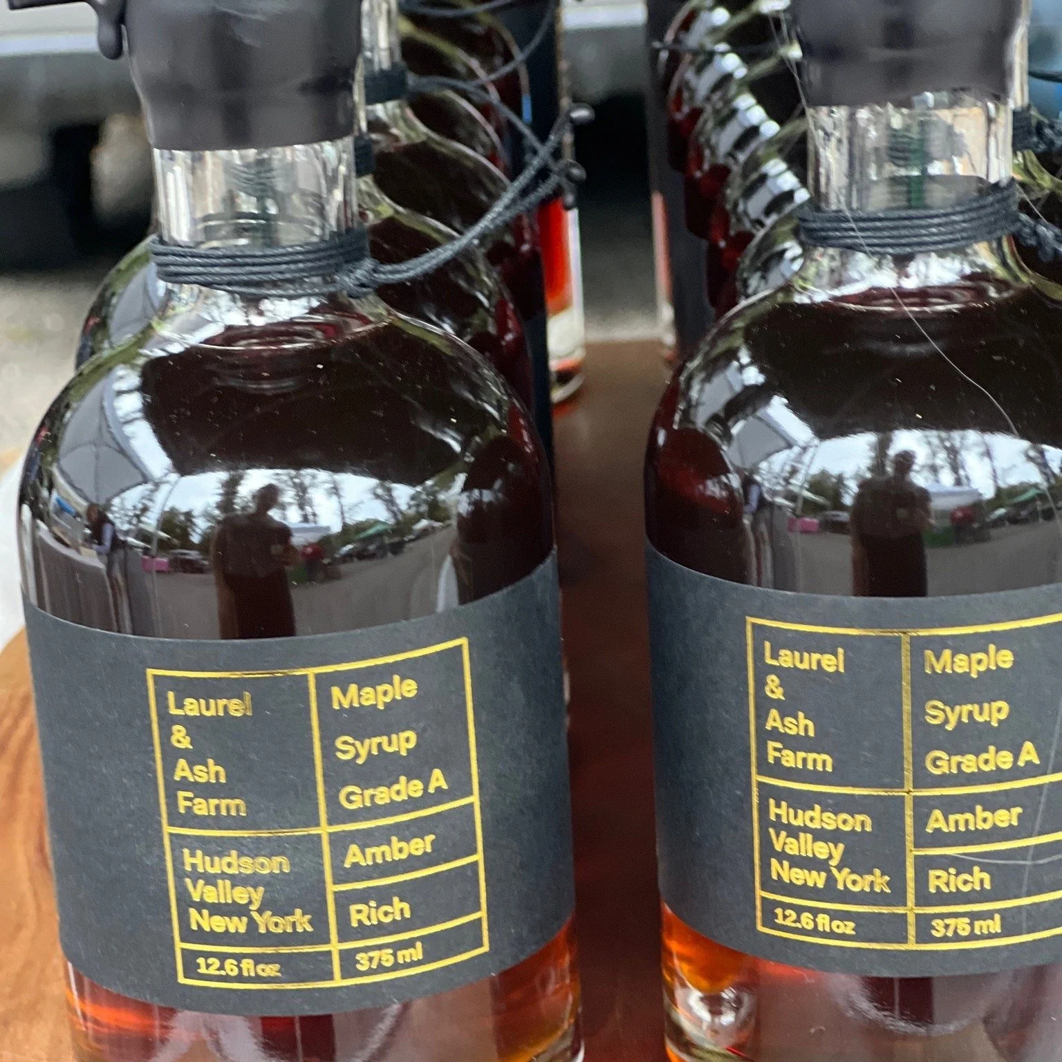 We are welcoming back Laurel &amp; Ash Farm and their gorgeous Maple Syrup! Through the long winter, last year's syrup lasted and now it's time to replenish the pantry! Come stop by and grab some of this tasty stuff! @laurelandashfarm 
.
.
.
 #csfarm