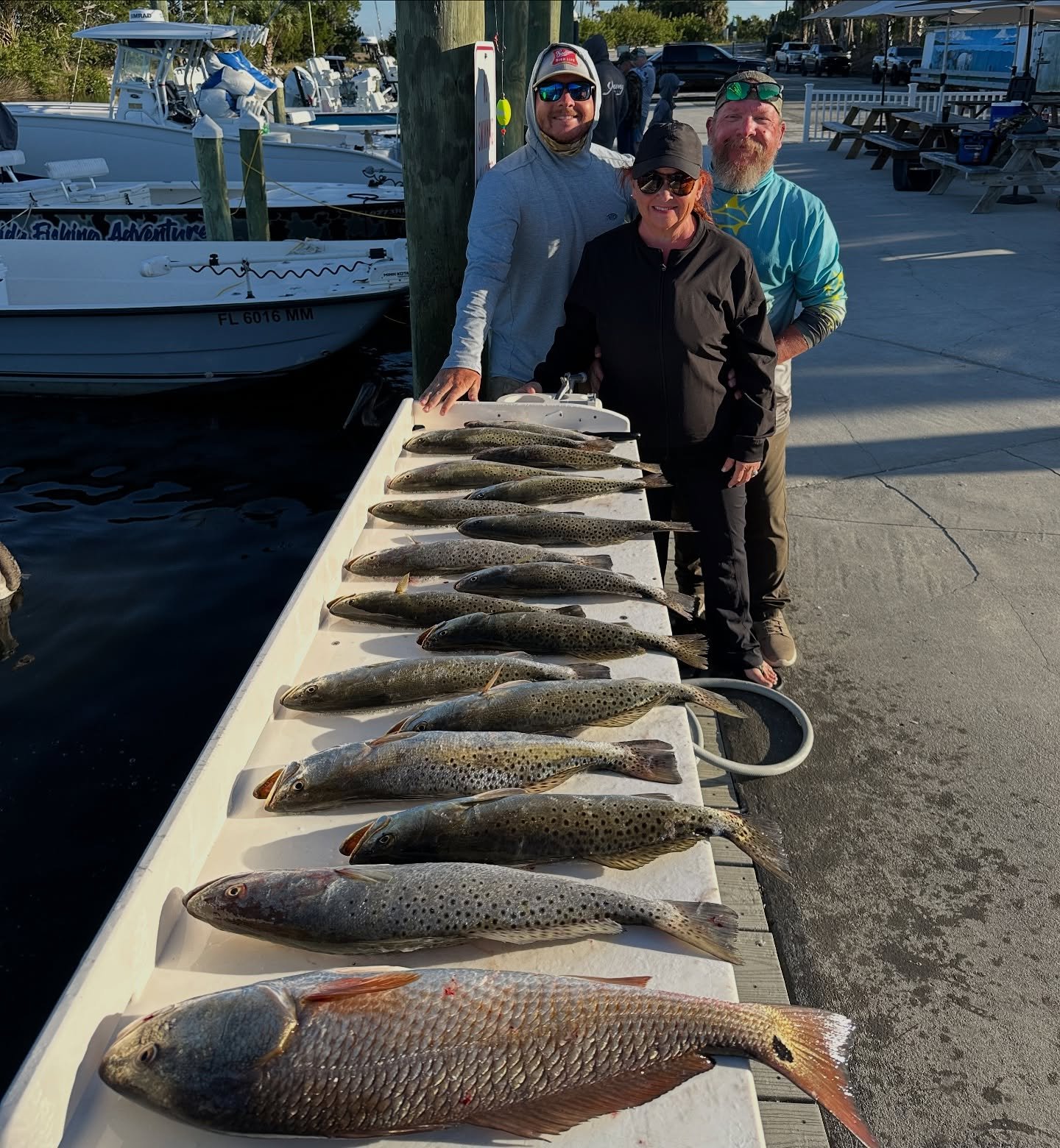 Good day on the water with @chris_hensley15 and company. Got our limit of trout and found a nice group of reds that just wouldn&rsquo;t get chewing. Got one good one to the boat and lost one other and got about a dozen rats. Overall pretty satisfied 