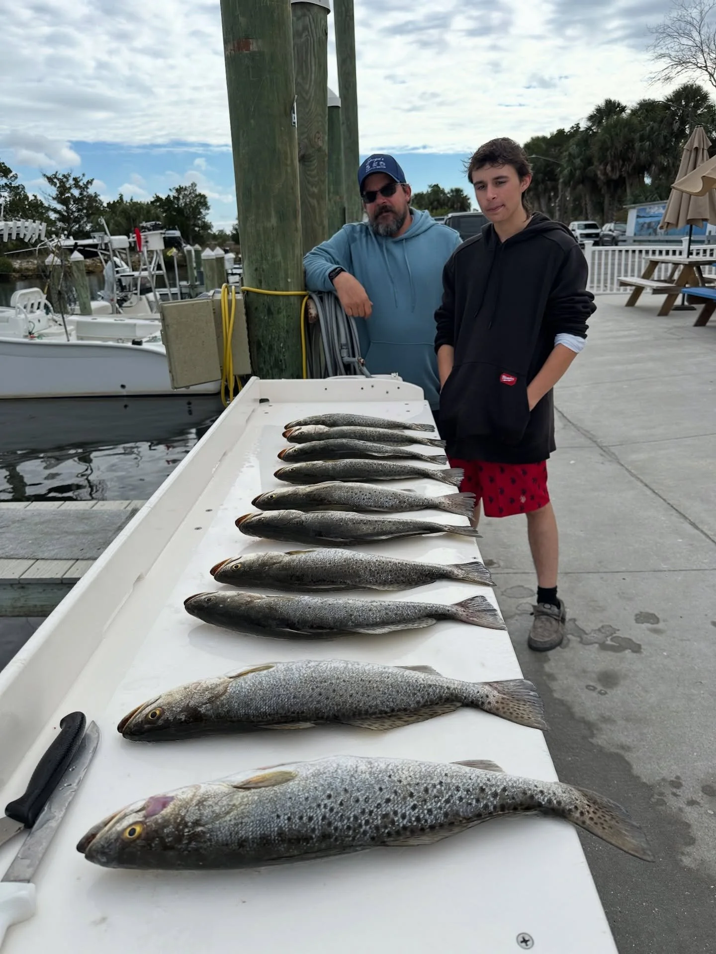 Hank and Hank Jr got on a great tout bite yesterday, is was all you wanted 🔥 
👉9043031968👈
🔥www.inshorepursuitcharters.com🔥

@shrimplanding 
@engelcoolers 
@finsbraids 
@seaworxfishing 
@sodiumfishinggear 
@stpetefishingoutfitters

#trout #cryst
