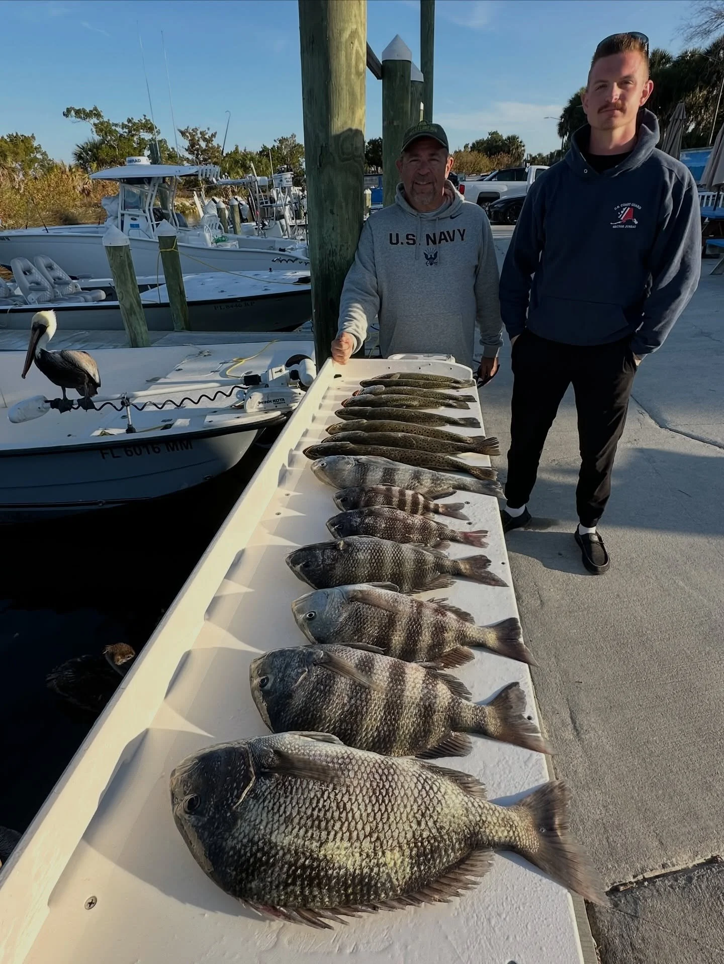 Bill and Gavin got it done 🔥 

👉9043031968👈
🔥www.inshorepursuitcharters.com🔥

@shrimplanding 
@engelcoolers 
@finsbraids 
@seaworxfishing 
@sodiumfishinggear 
@stpetefishingoutfitters

#sheepshead #crystalriver #fish