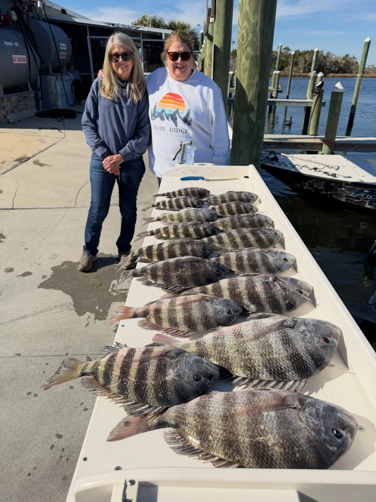 My long time repeats Dana and Julie got it done today! 

👉9043031968👈
🔥www.inshorepursuitcharters.com🔥

@shrimplanding 
@engelcoolers 
@finsbraids 
@seaworxfishing 
@stpetefishingoutfitters

#sheepshead #crystalriver #fish