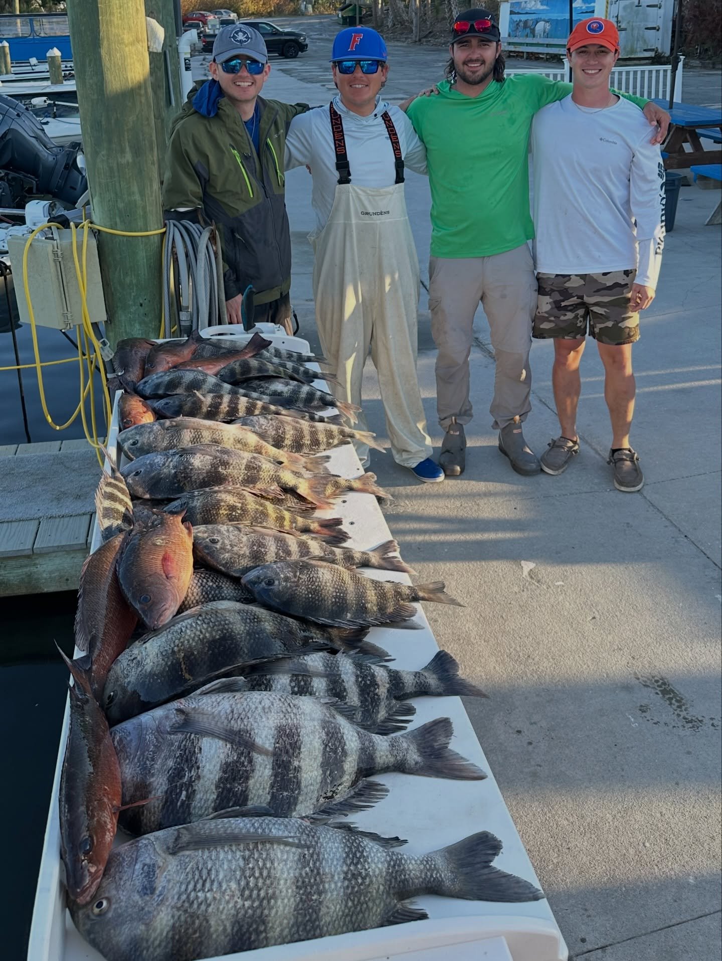 Sheep&rsquo;s, mangs, hogs, and unlimited grouper. Stellar trip the other day. March dates available come take advantage of the good fishing!

👉9043031968👈
🔥www.inshorepursuitcharters.com🔥

@shrimplanding 
@engelcoolers 
@finsbraids 
@seaworxfish