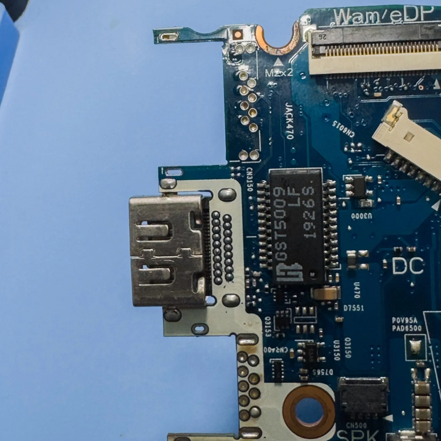 Port replacement example