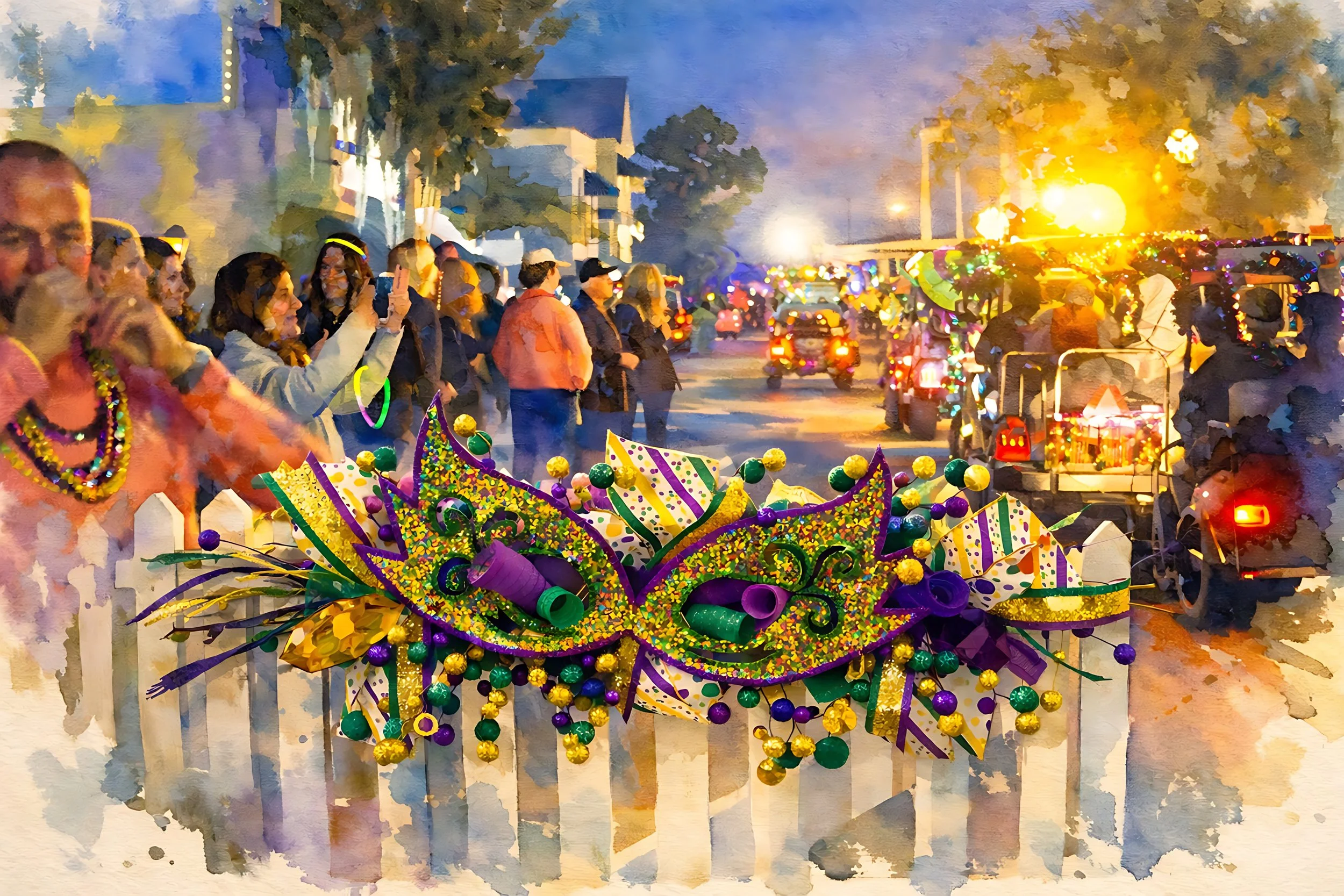 Fat Tuesday Fest - Illuminated Parade & Party in the Park
