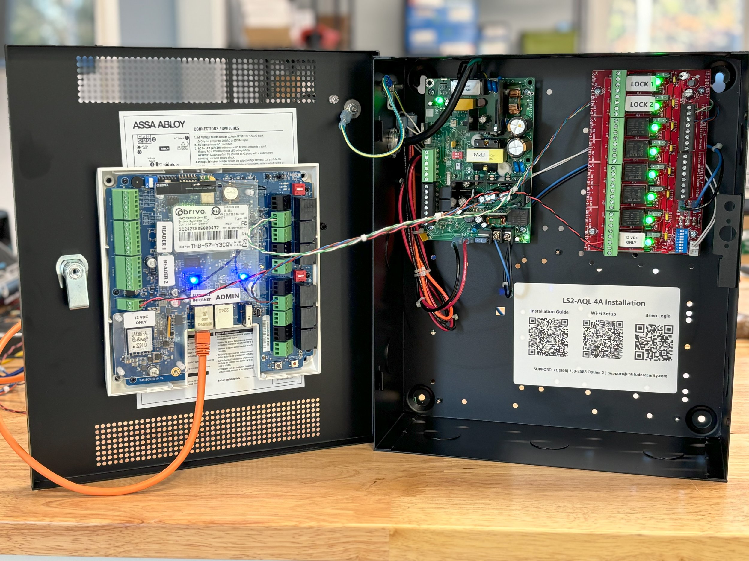 A self-contained unit with best-in-class hardware for easy installation.