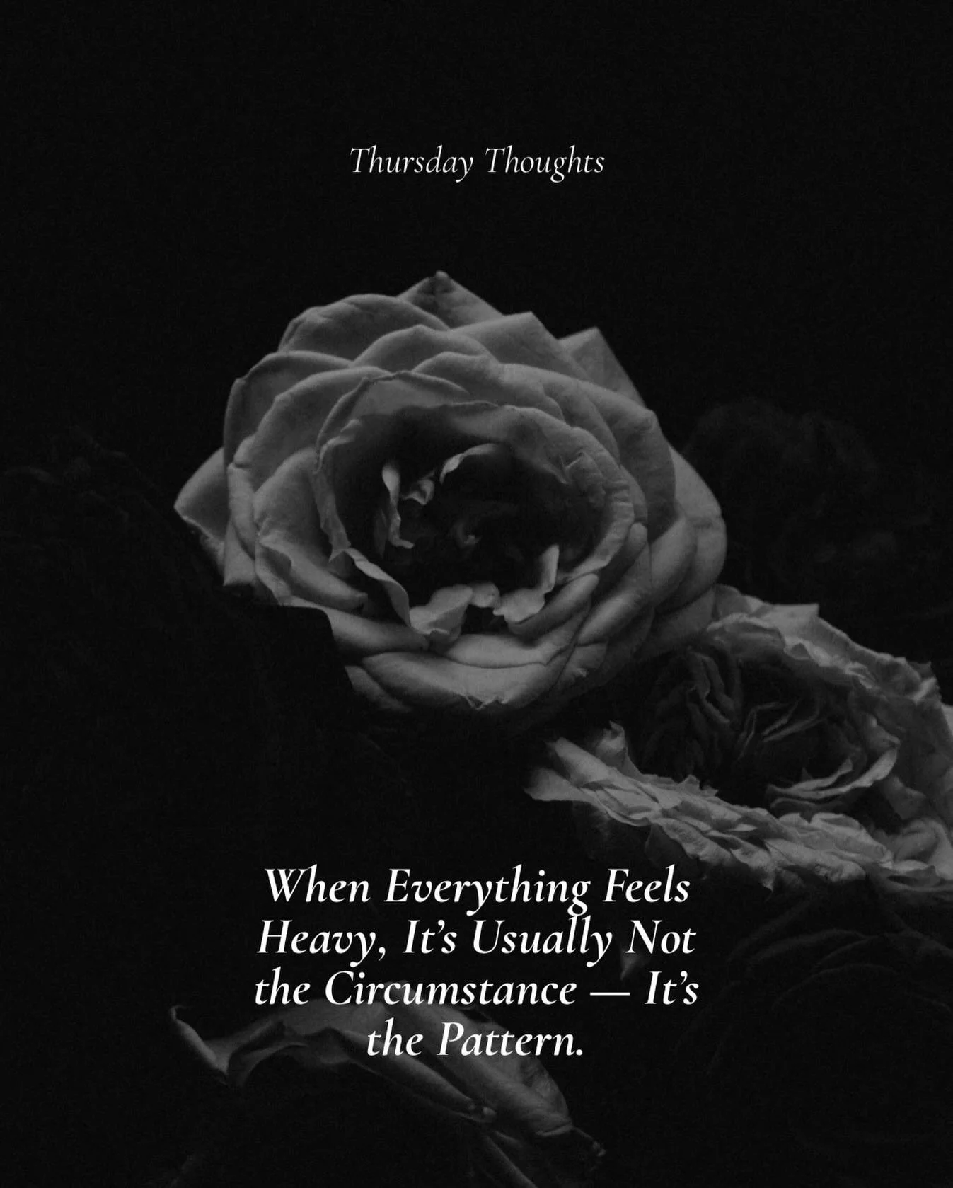 Lately I keep hearing the same thing from people in completely different situations:

&ldquo;Everything hit at once.&rdquo;
&ldquo;I don&rsquo;t know what the lesson is here.&rdquo;
&ldquo;I feel like I&rsquo;m carrying too much.&rdquo;
&ldquo;I thou