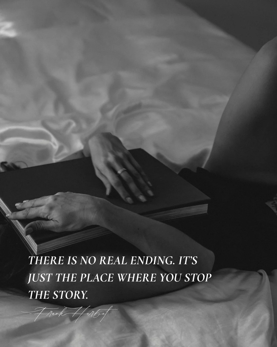 &ldquo;There is no real ending. It&rsquo;s just the place where you stop the story.&rdquo;
&mdash; Frank Herbert

You don&rsquo;t owe the year closure.

Some things don&rsquo;t resolve neatly.
Some chapters don&rsquo;t end just because the calendar t