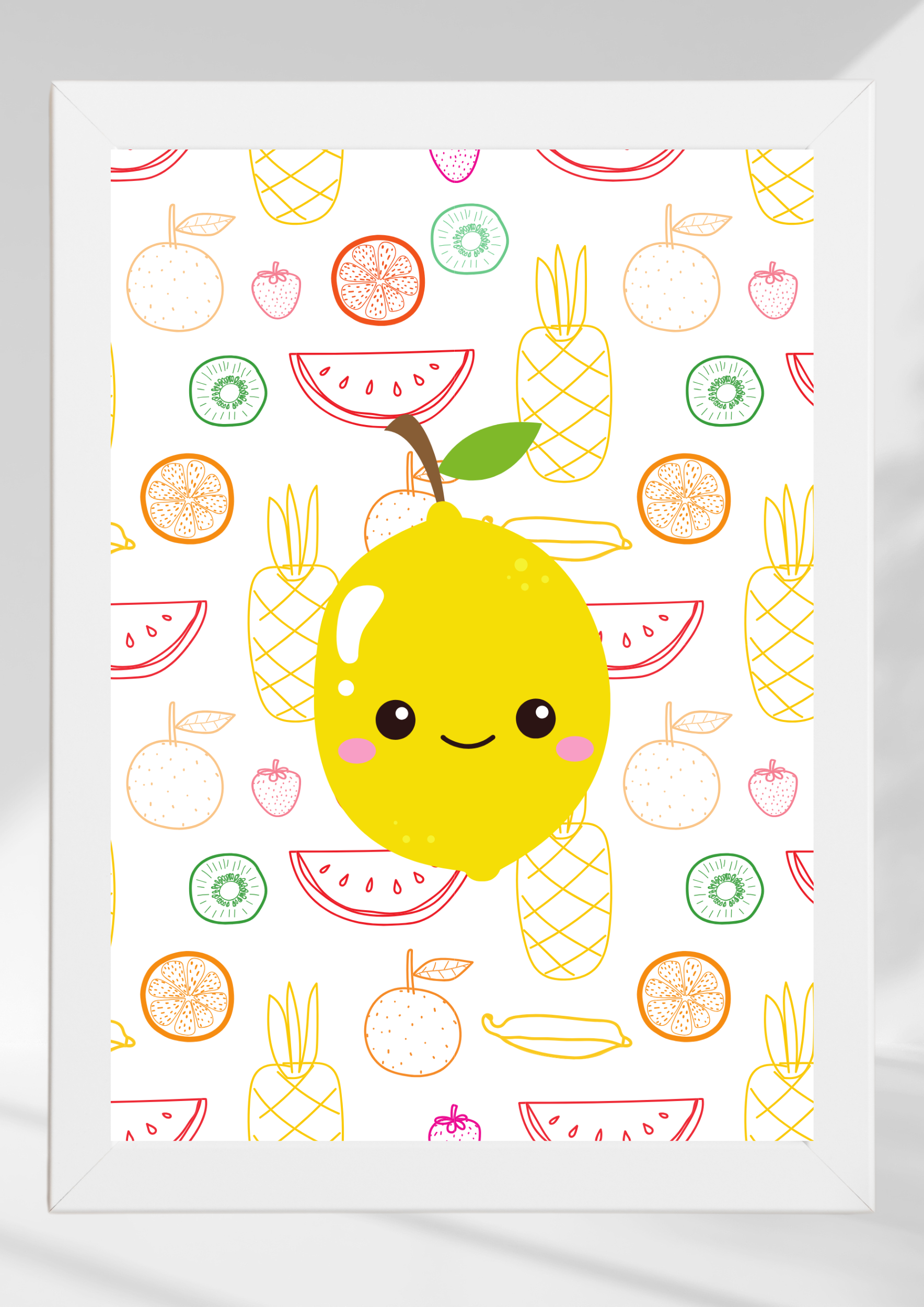 Cute fruit - lemon