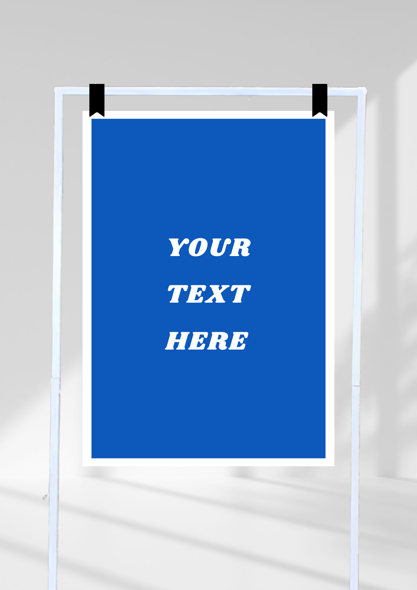 deep blue white square