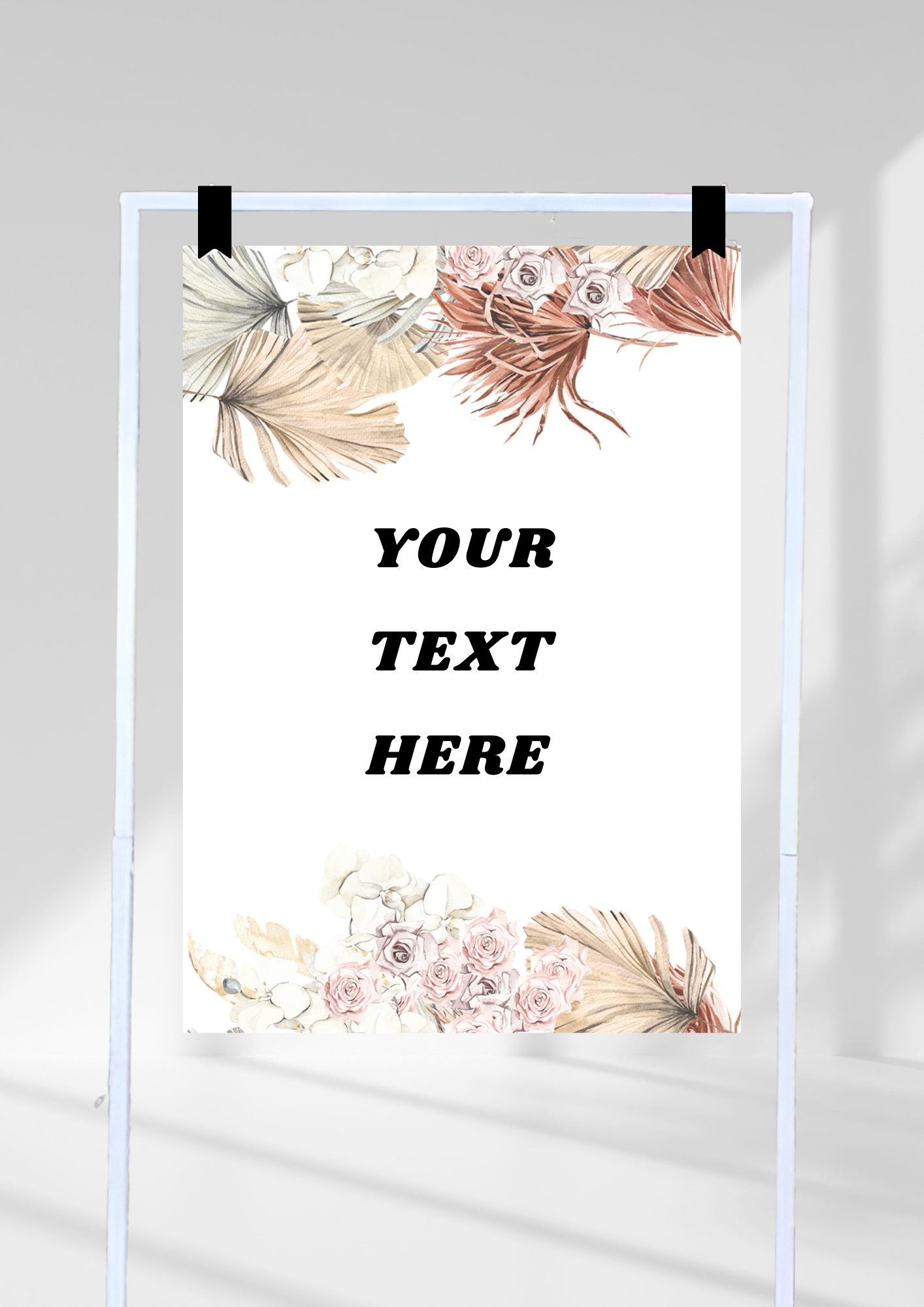 boho dried flowers