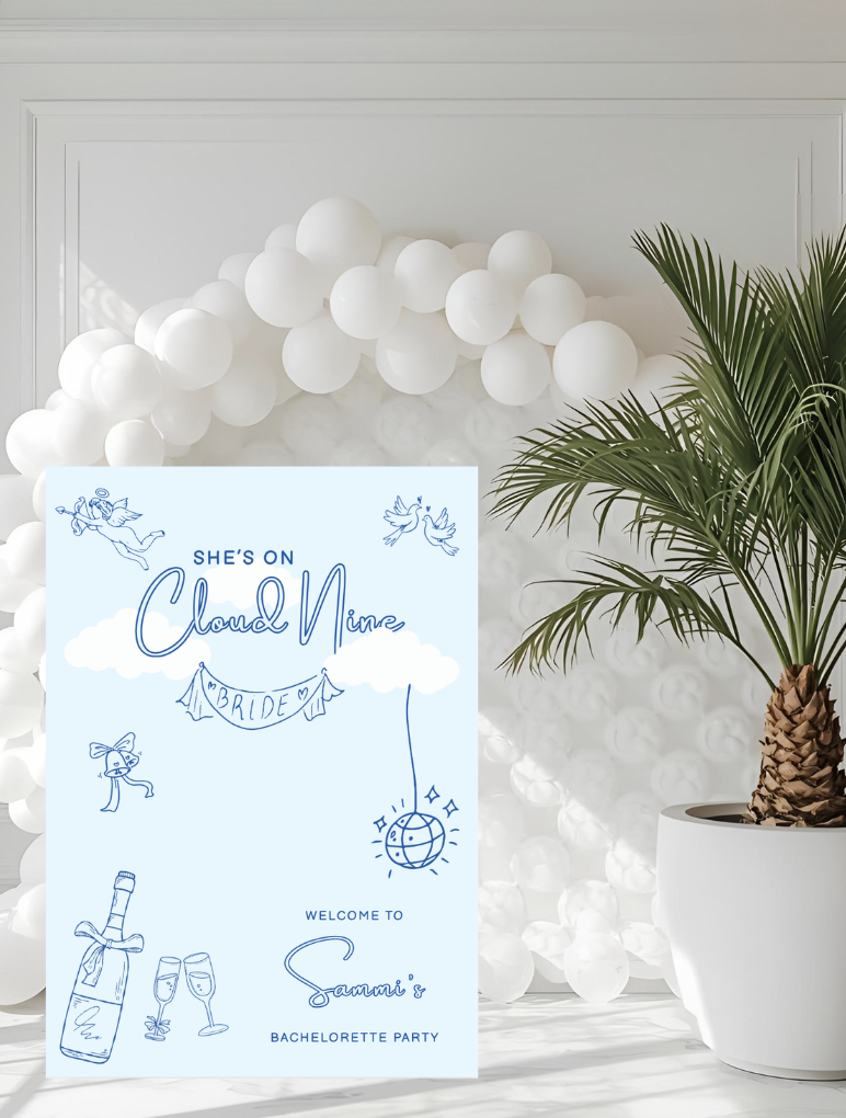 she's on cloud nine - more designs