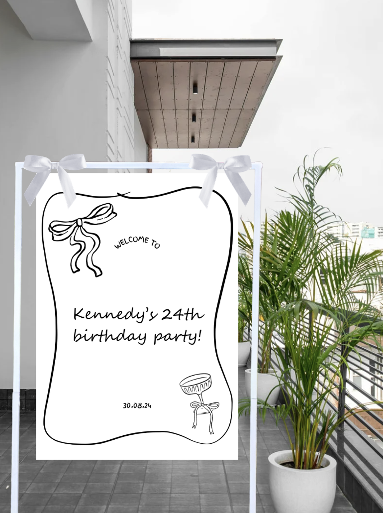 drinks and bows - more colours