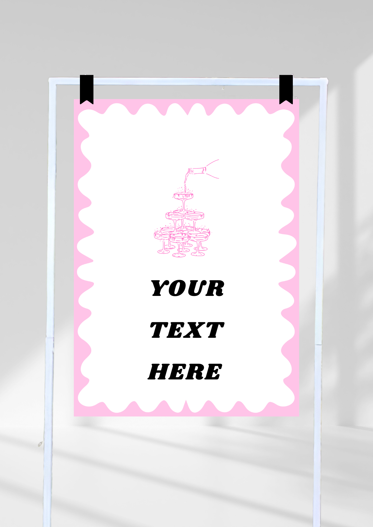 drink tower - pink