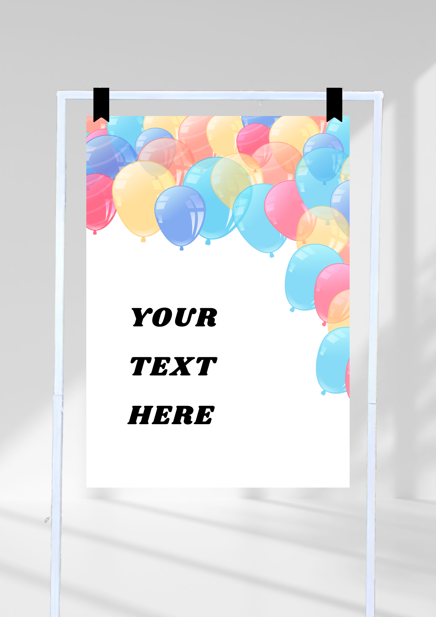 colourful balloons