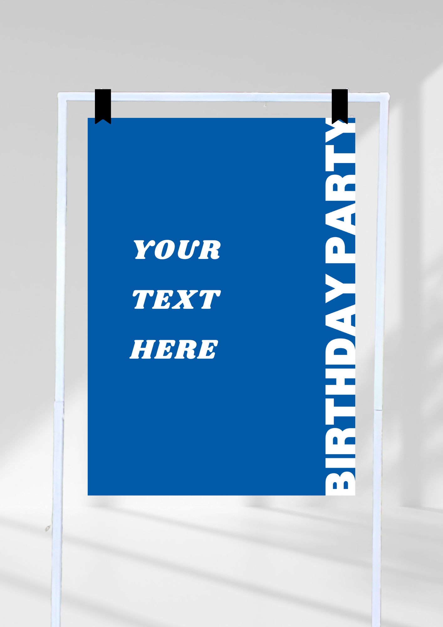 birthday party - deep blue