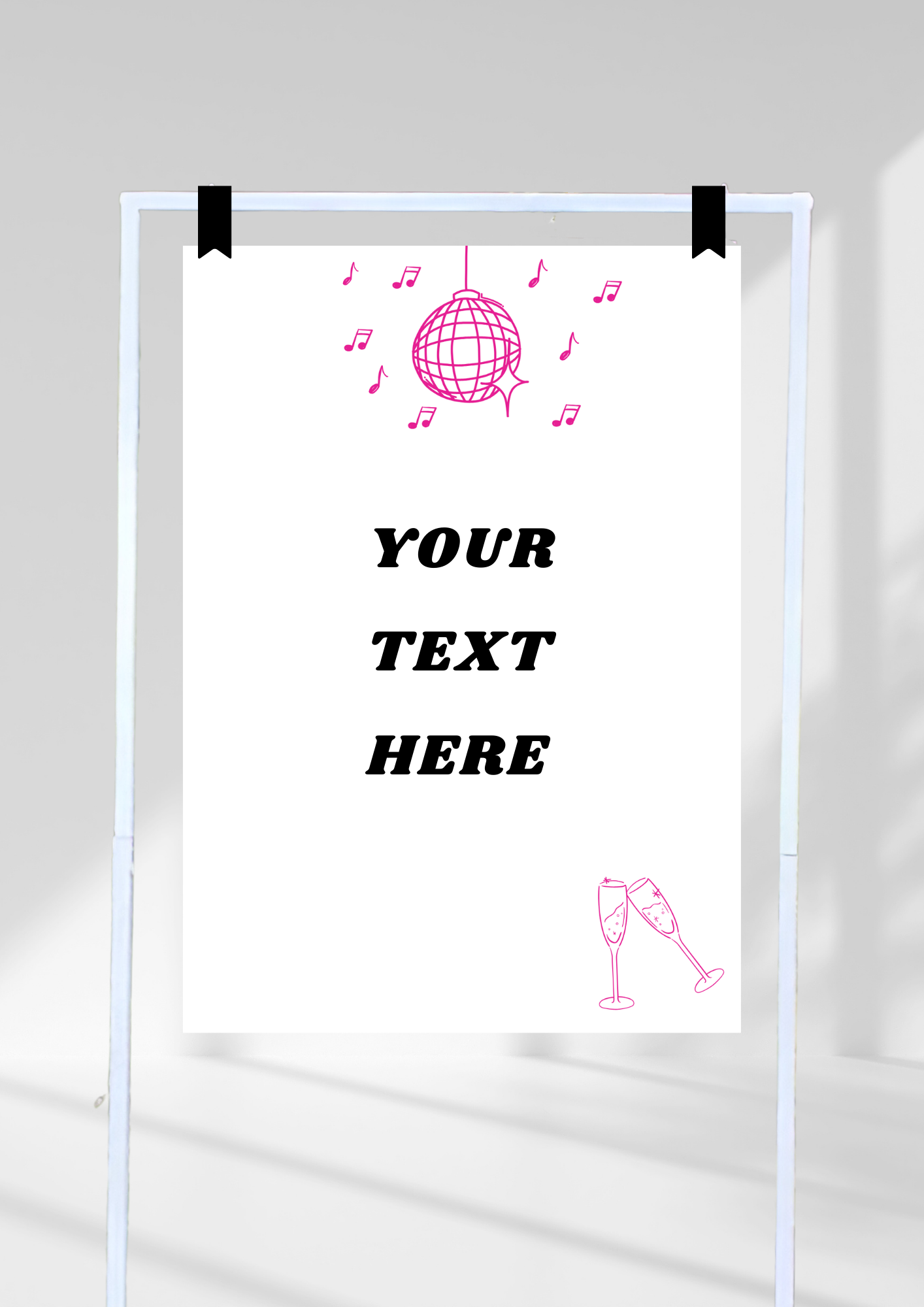 music disco - pink