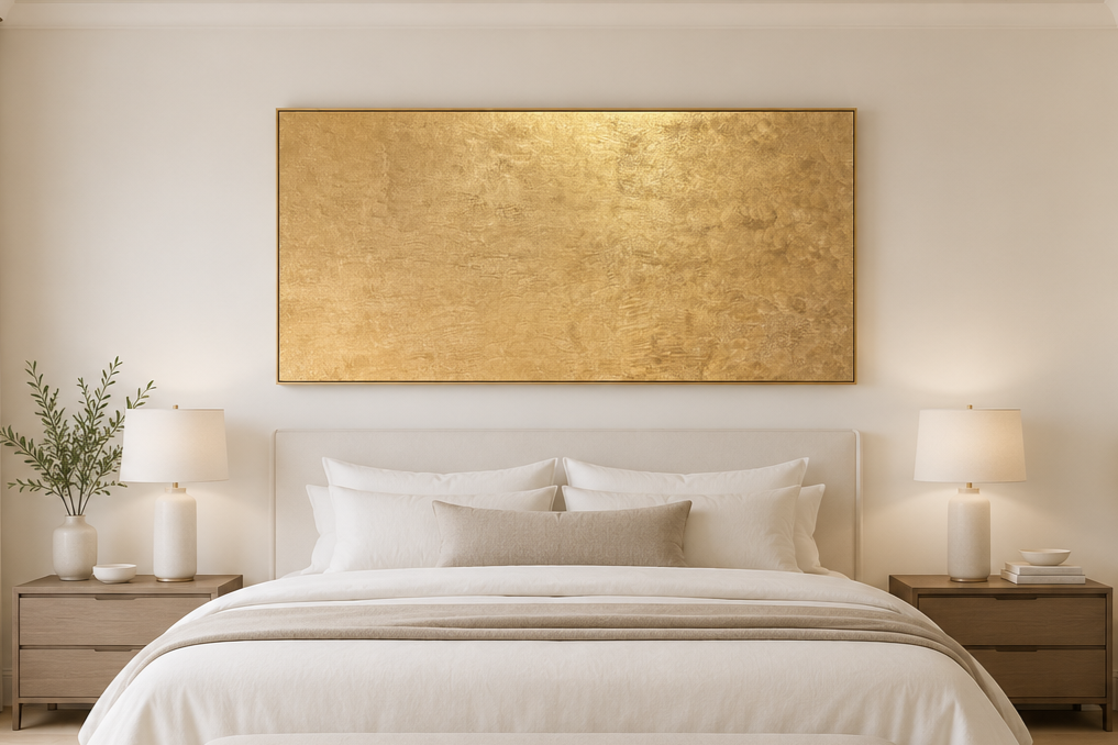 Ravenna, Gold. 72inx36in