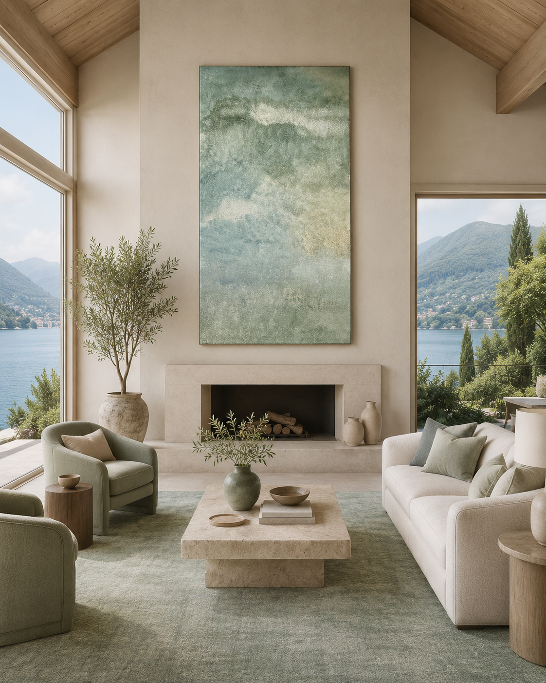 Ravenna Green, 72inx36in