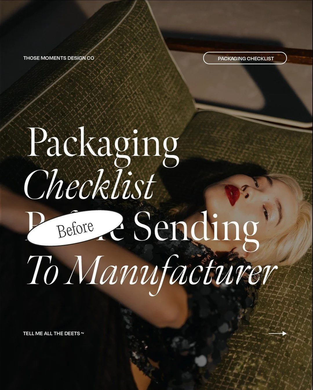📦✨ Before sending your design creations off to the manufacturer, it's all about ticking off that packaging checklist to ensure a seamless process.��Swipe left to see what they are 😉�

#DesignProcess #PackagingChecklist #PackagingGoals #DesignInspir