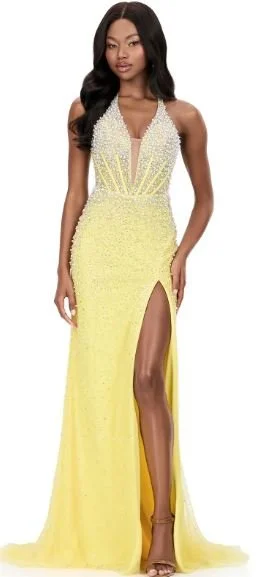 ASHLEYlauren 12177, yellow, size 6