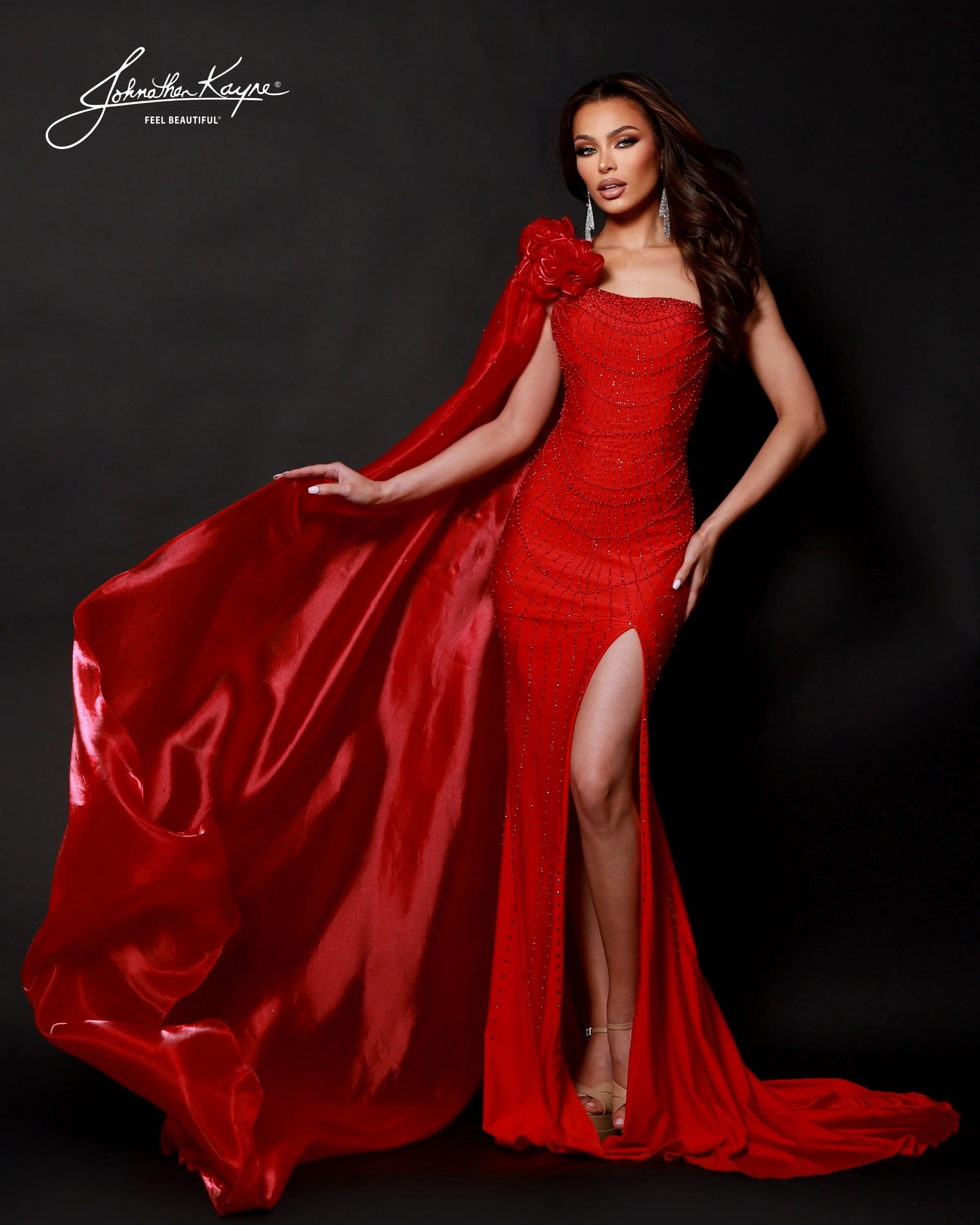 Johnathan Kayne 3121, red, size 20